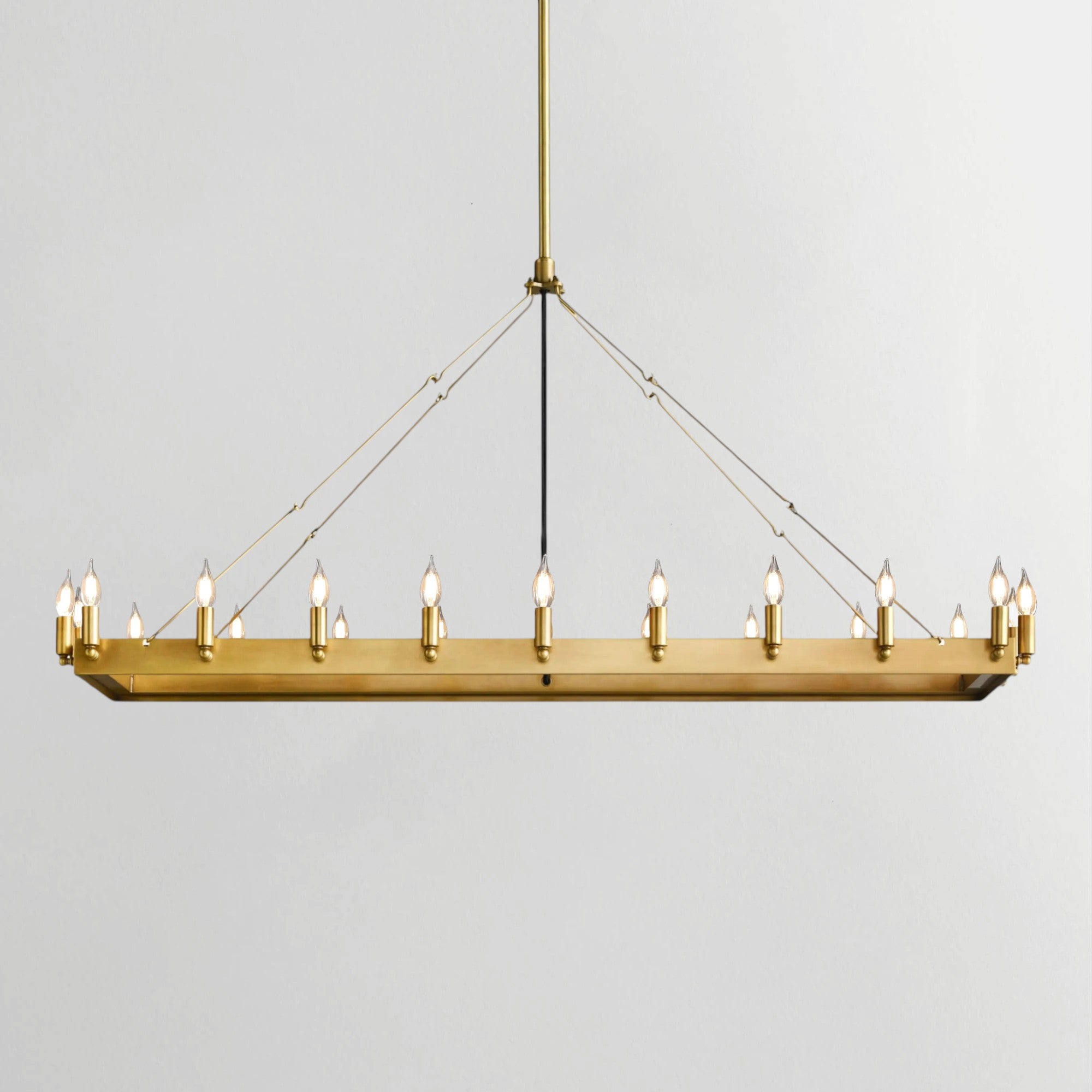 Kamino Vintage Rectangular Chandelier