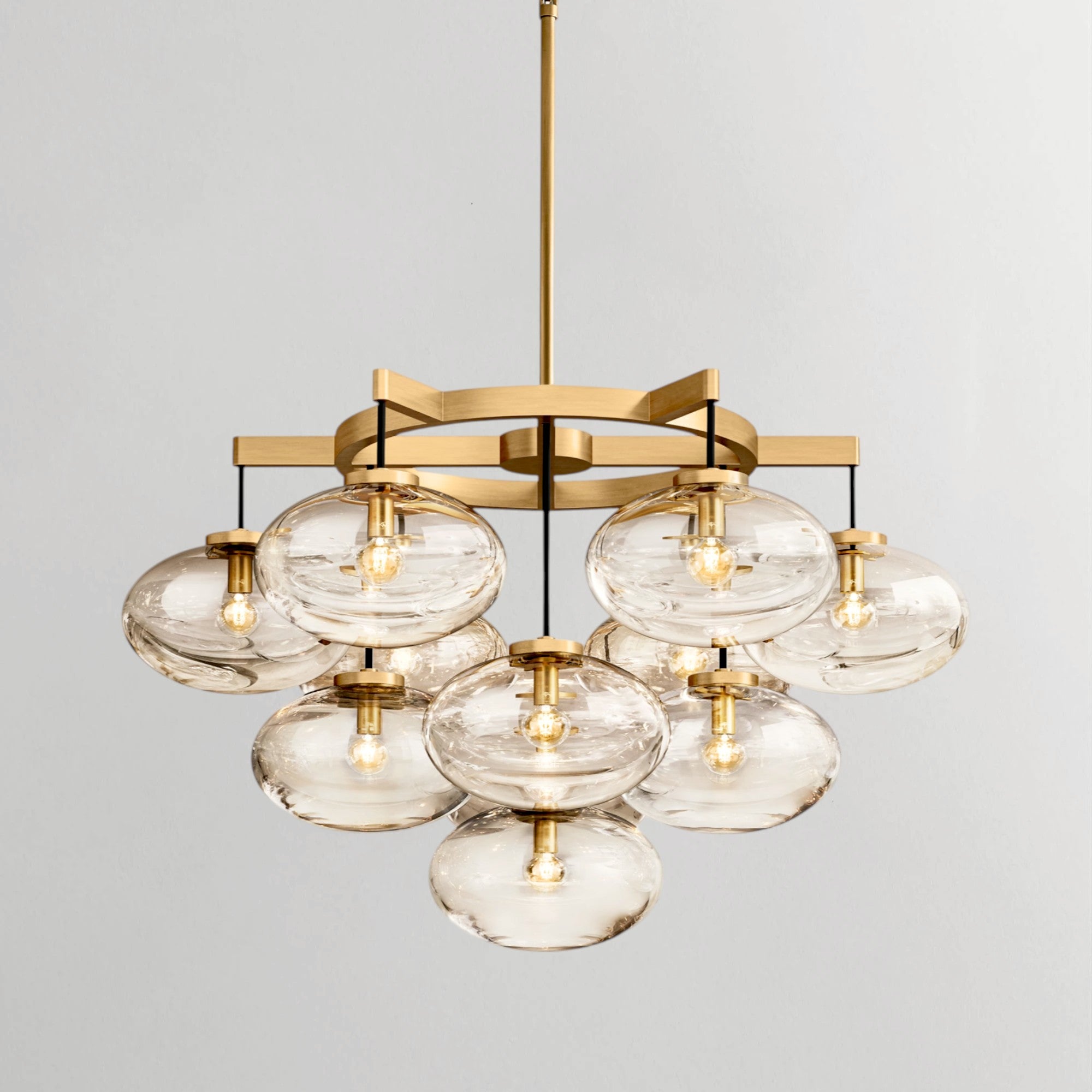 Cabratte Glass Round Chandelier