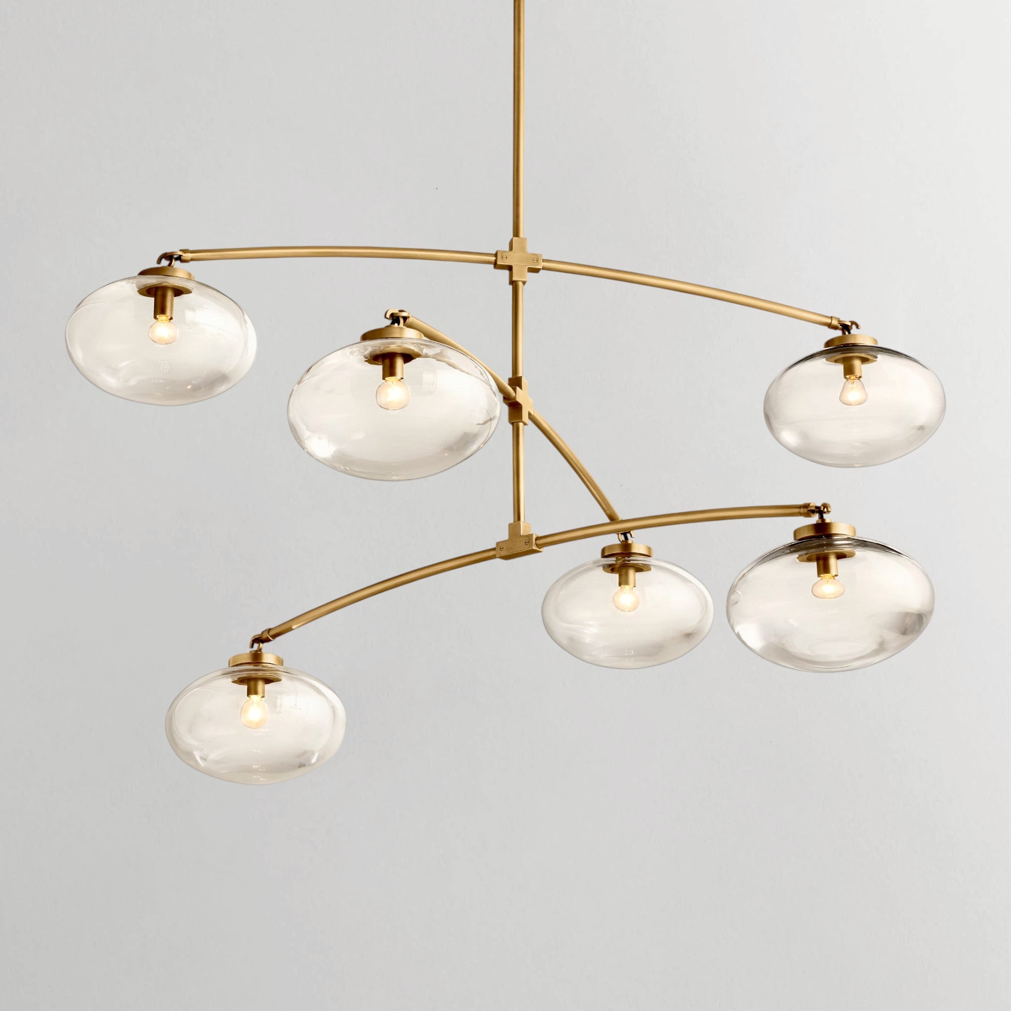 Cabratte Glass Mobile Round Chandelier