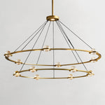 Ekratent Two-Tier Round Chandelier