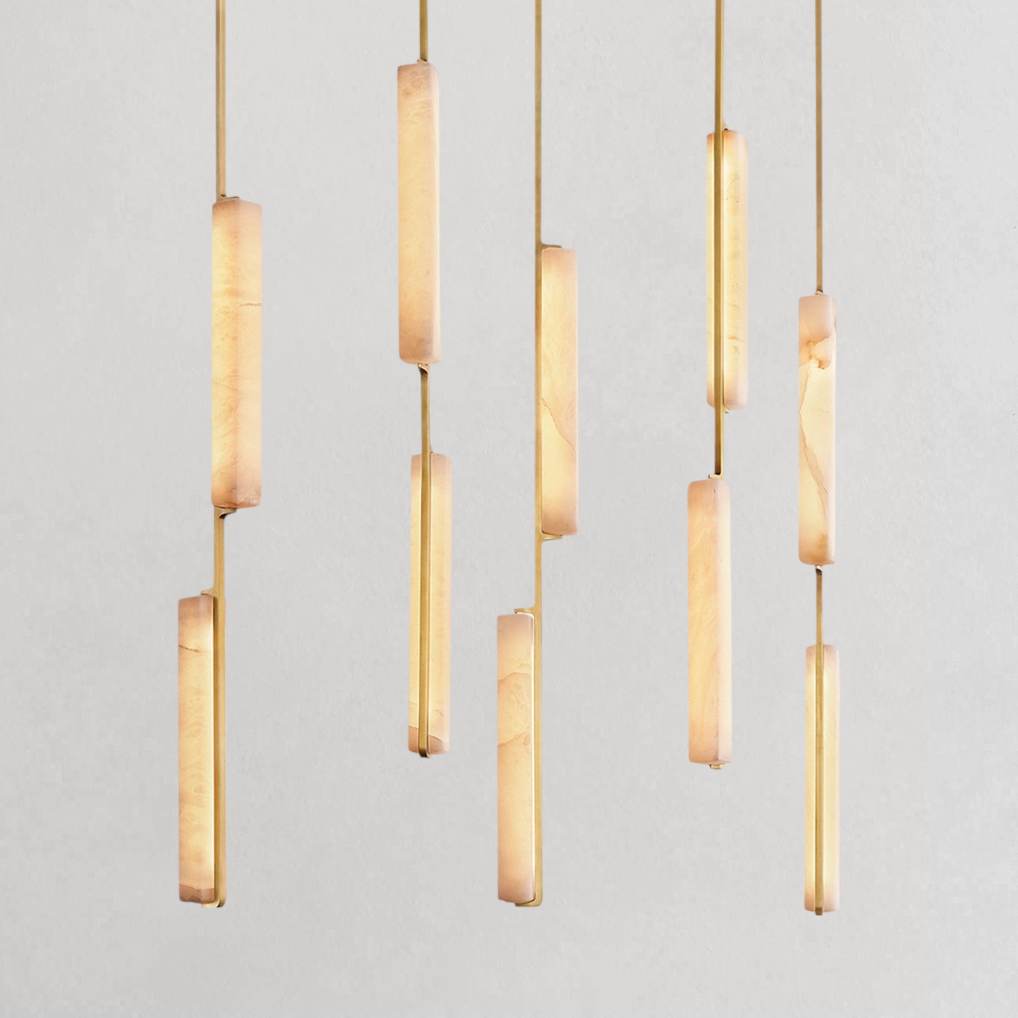Auduben Alabaster Linear Chandelier