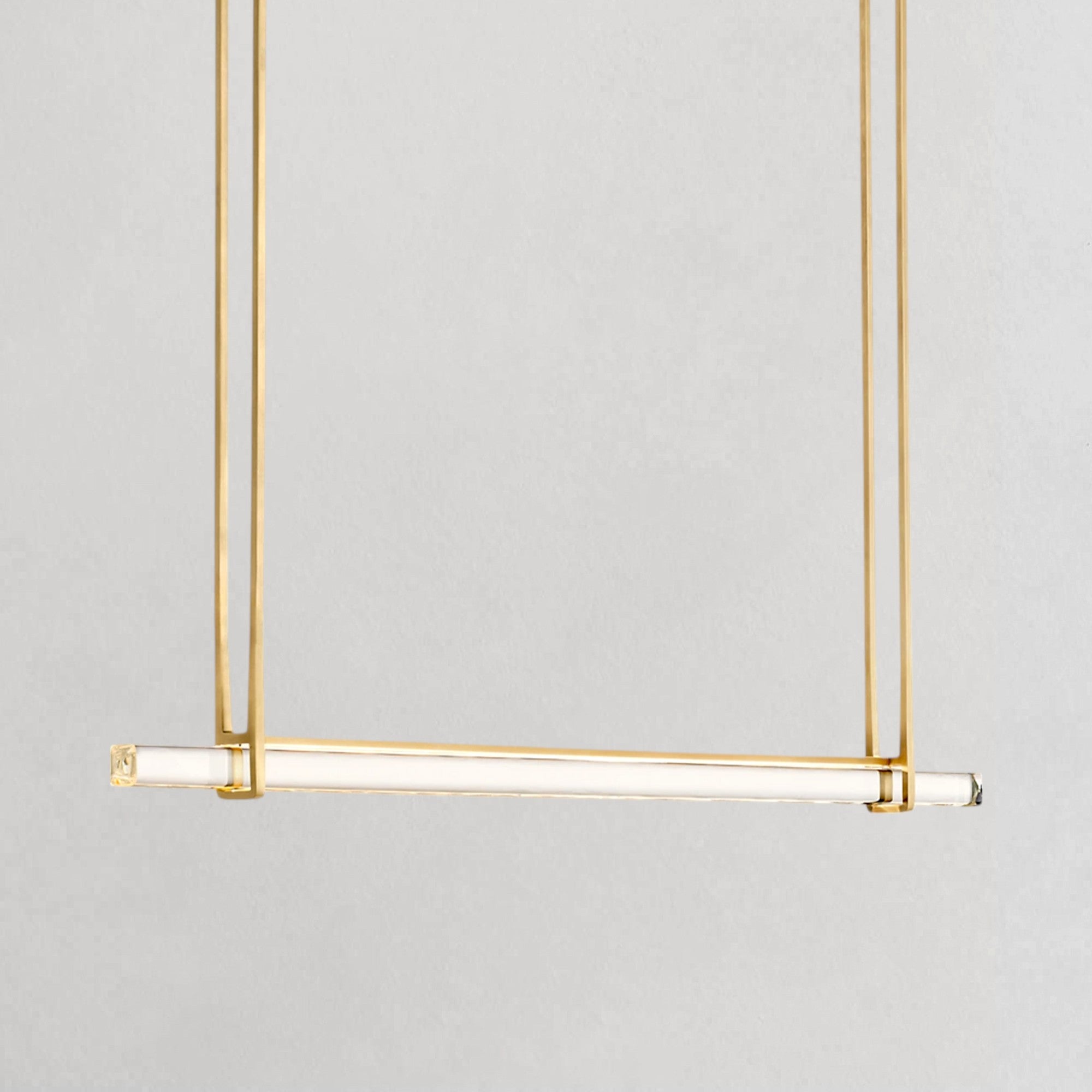 Auduben Crystal Single Bar Linear Chandelier