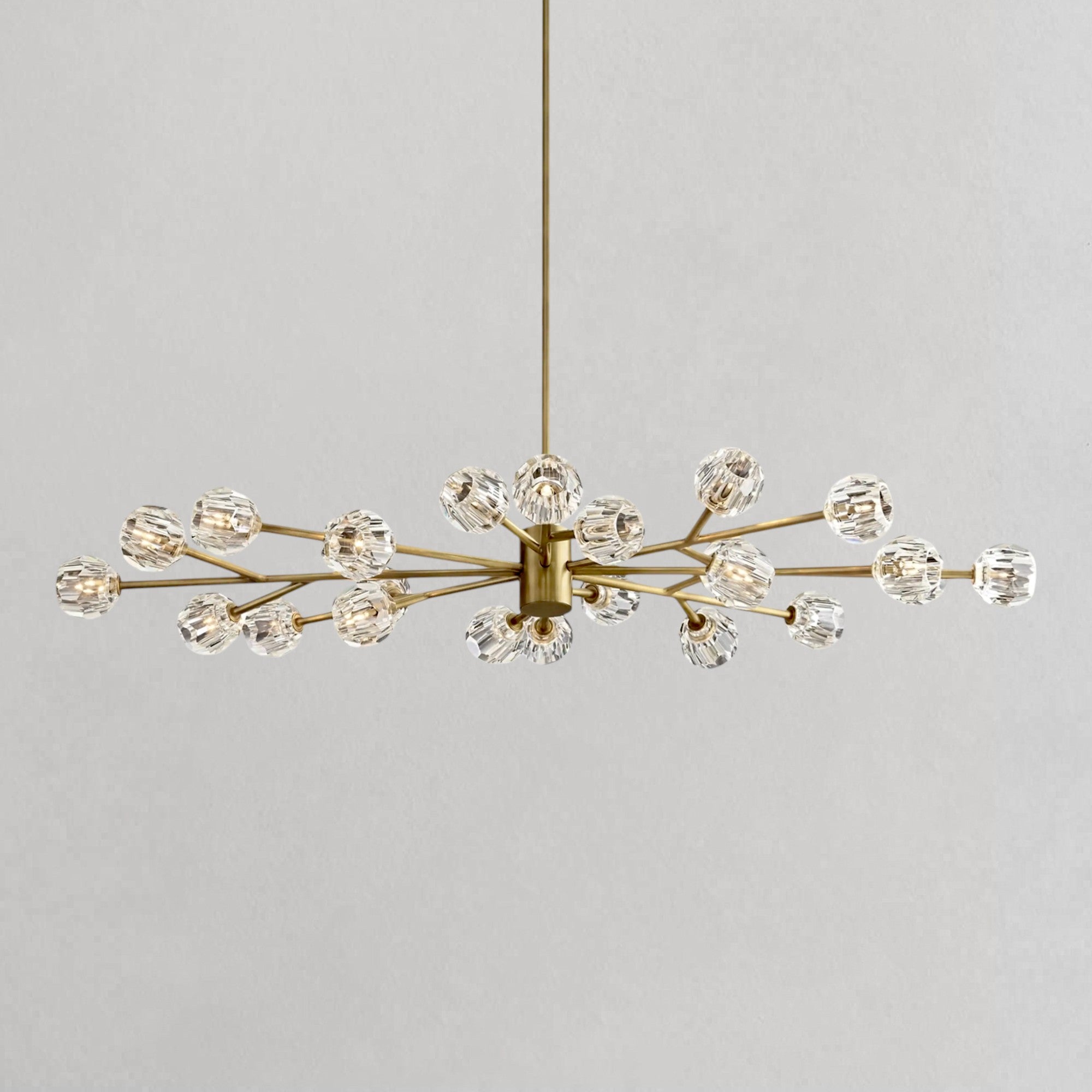 Boula Da Cristal Glass Oval Chandelier