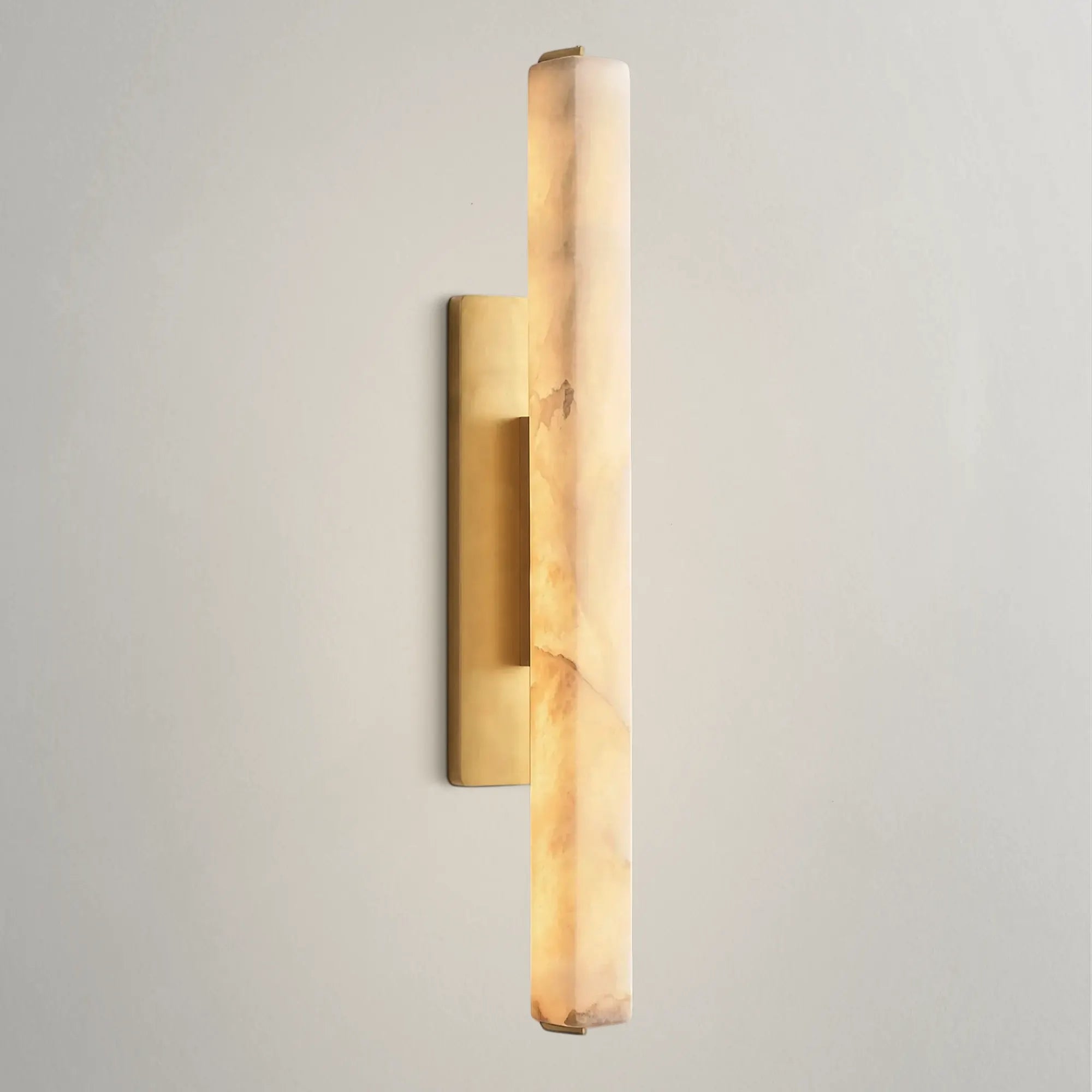 Auduben Alabaster Single Sconce