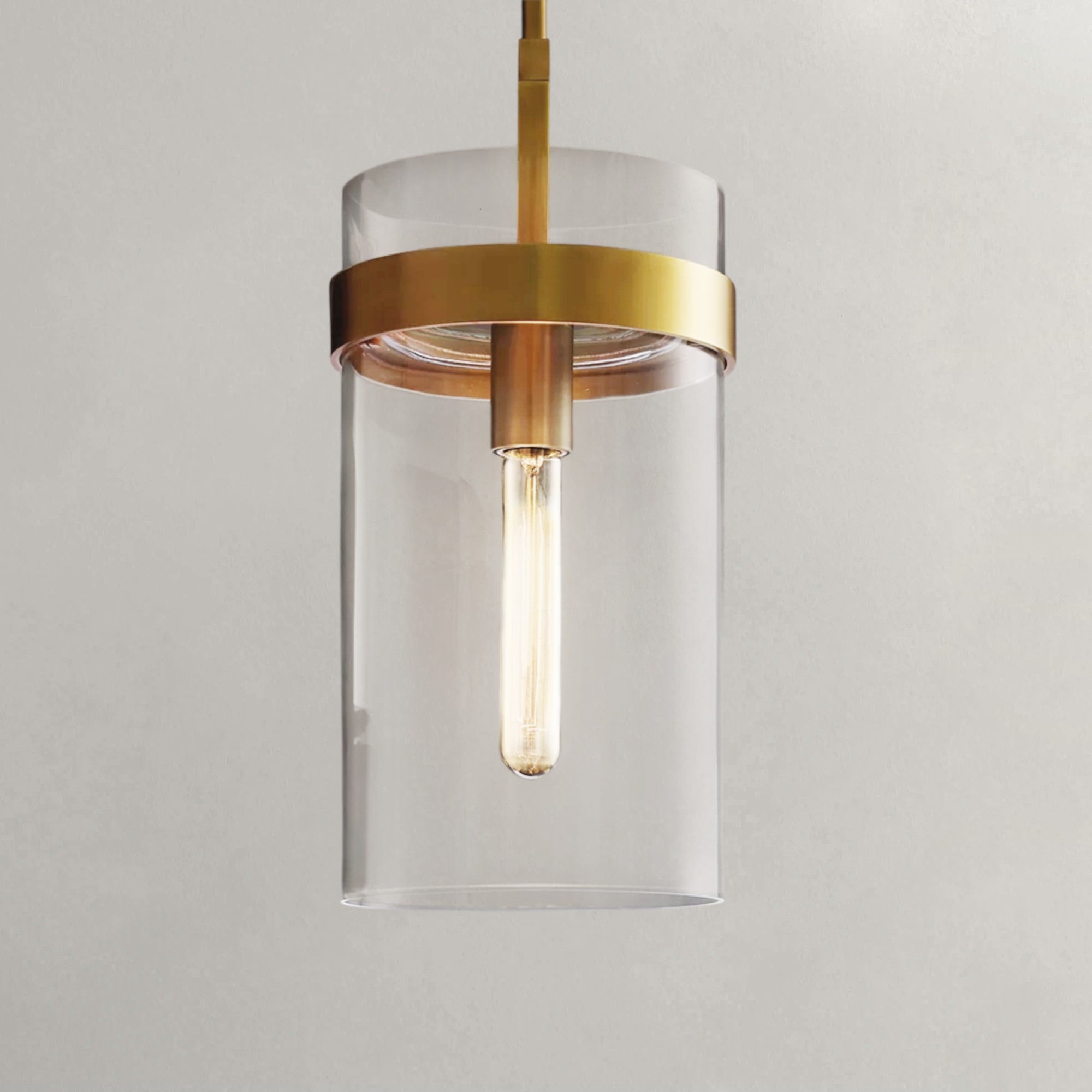 Ravella Clear Glass Pendant