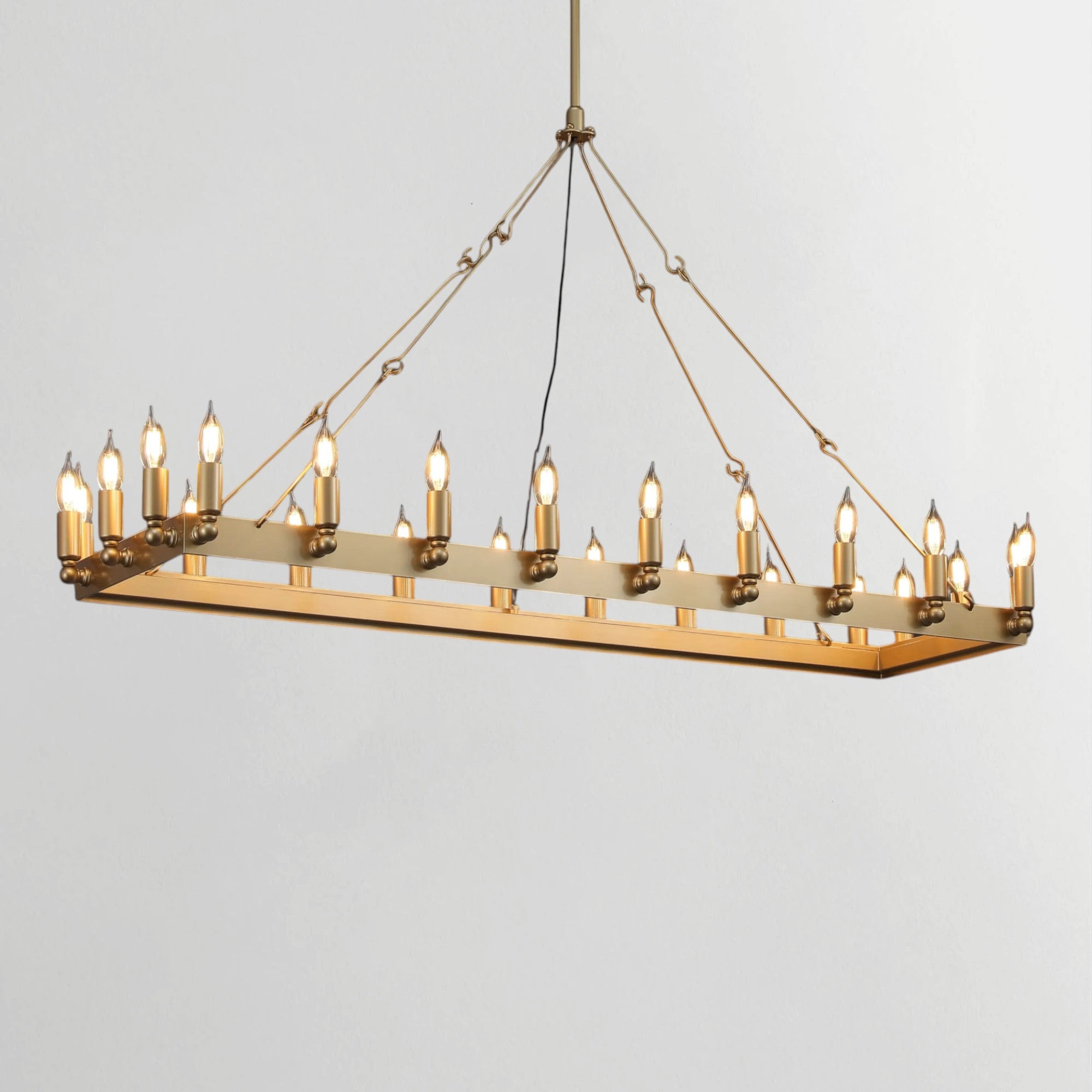 Kamino Vintage Rectangular Chandelier