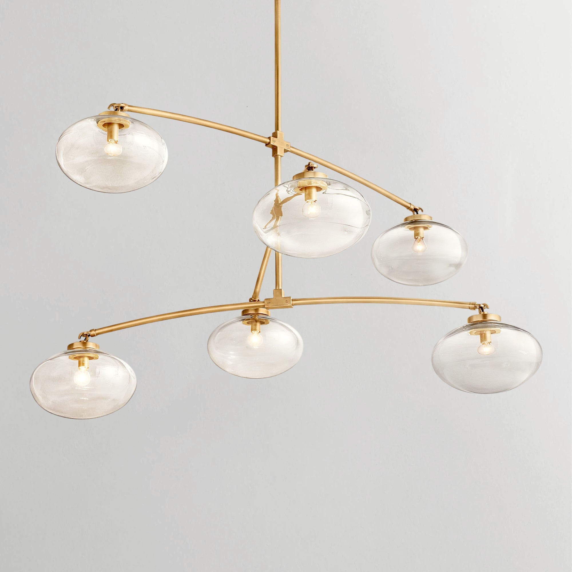 Cabratte Glass Mobile Round Chandelier