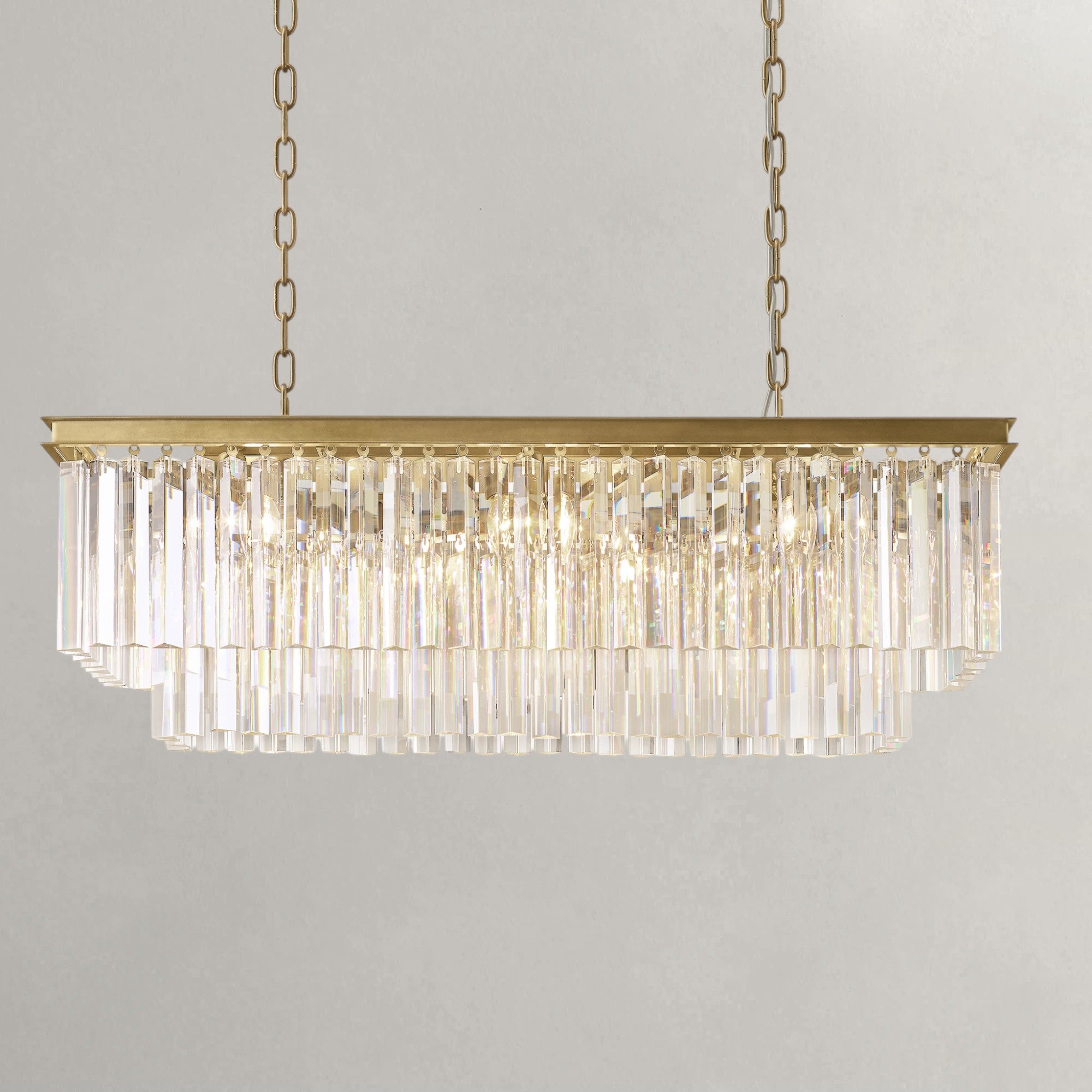 1920S Opera Rectangular Chandelier