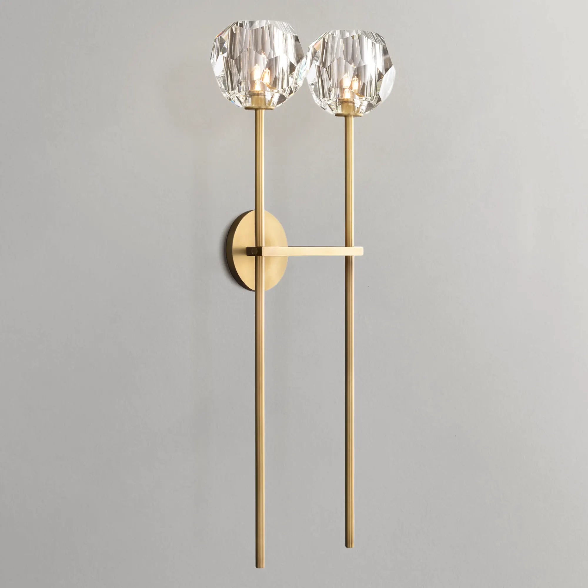 Boula Da Cristal Glass Grand Double Sconce