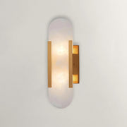 Geometric Harmony Alabaster Wall Lamp