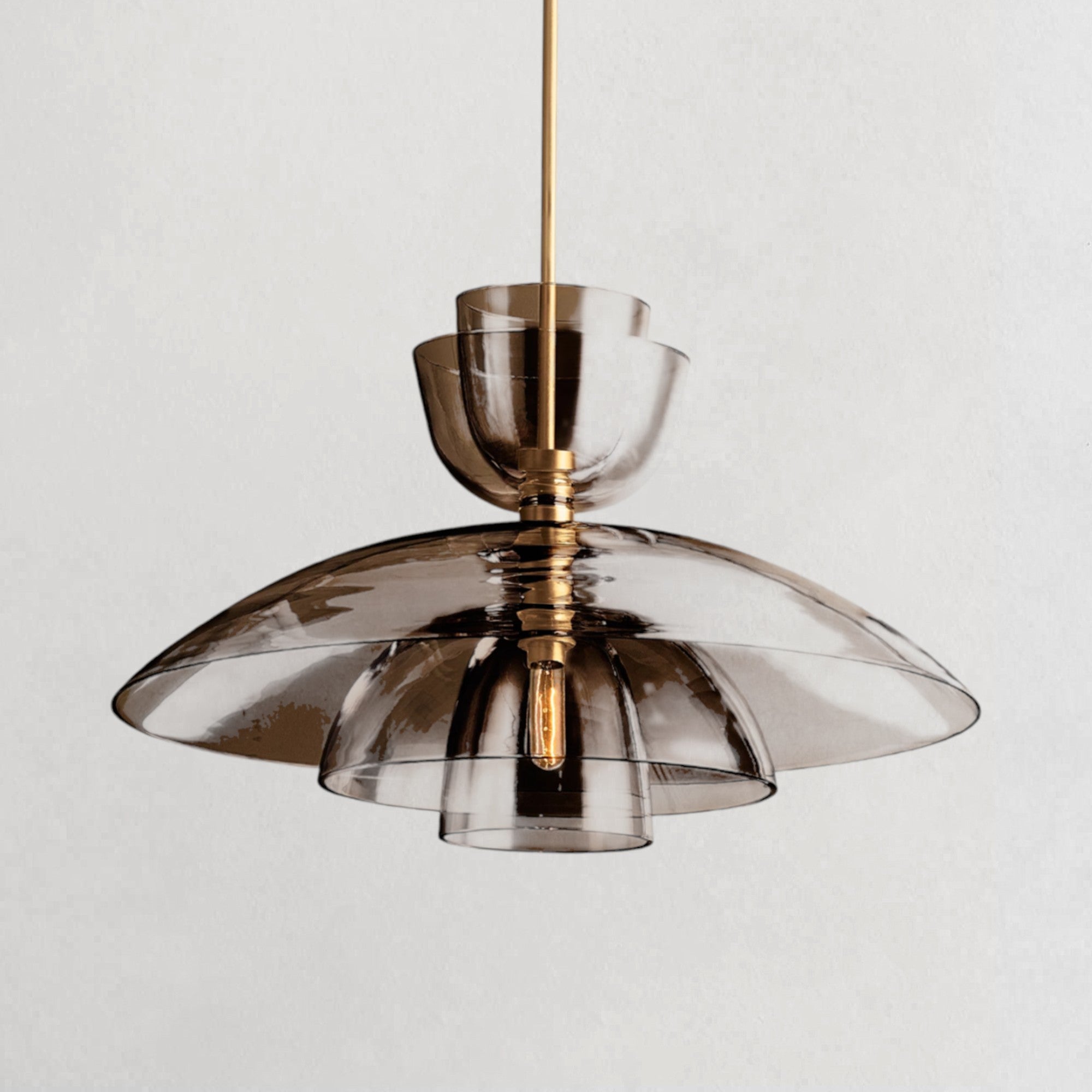 Blam Clear Glass Cloche Grand Pendant