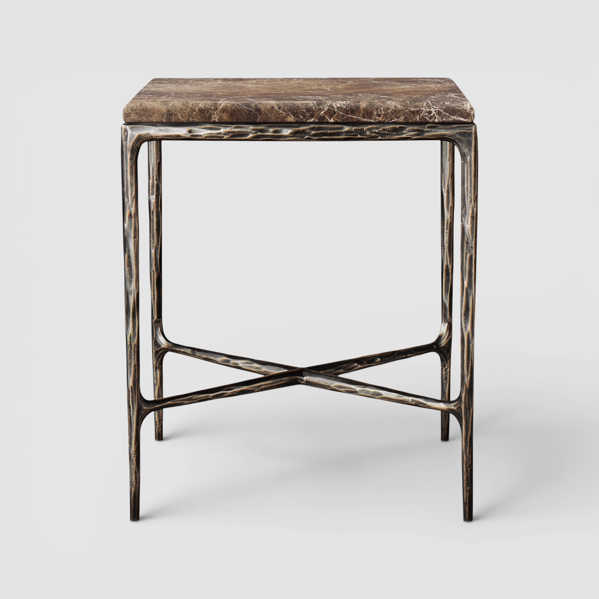 Thadius Marble Square Bedside Table