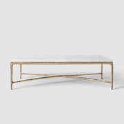 Thadius Marble Rectangular Coffee Table