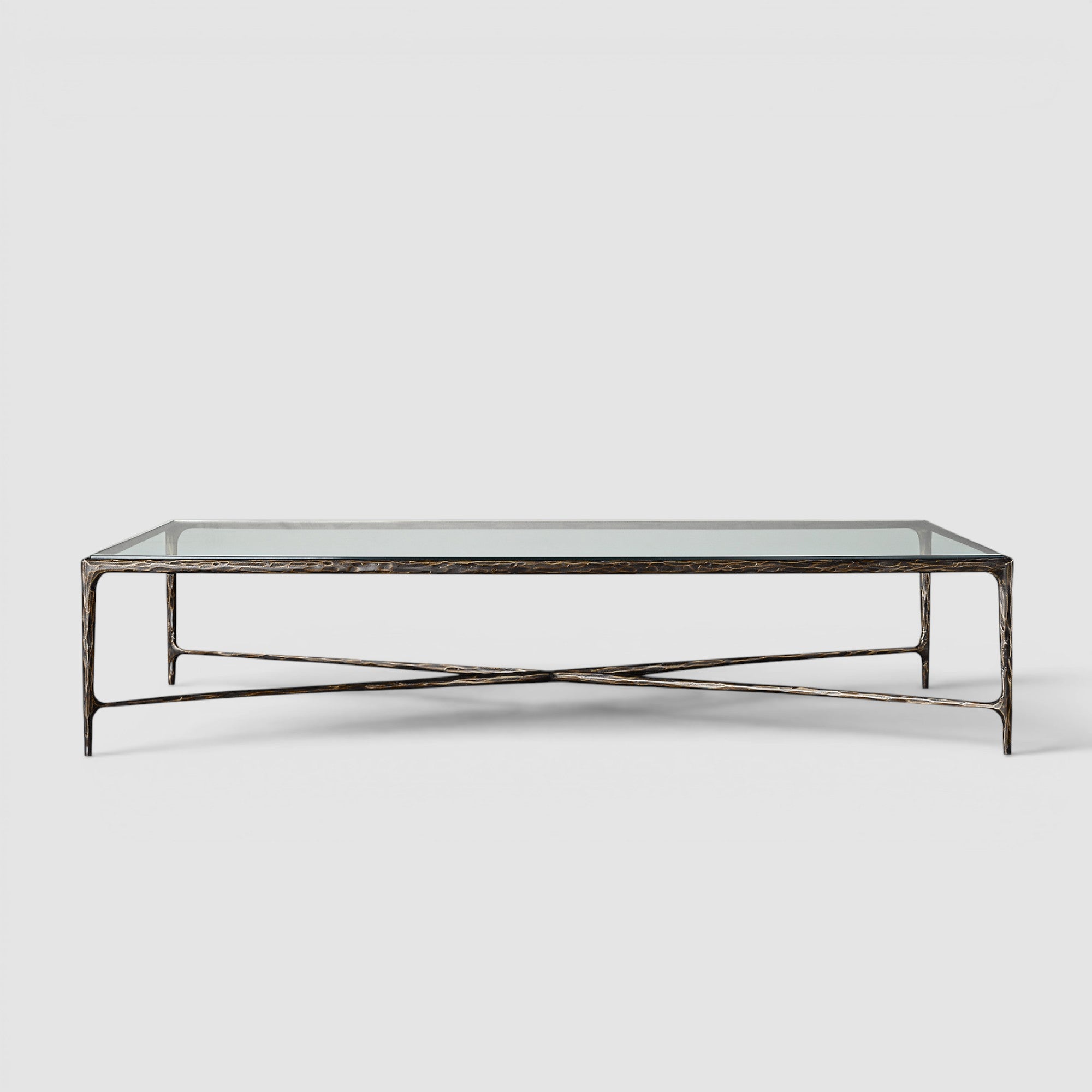Thadius Glass Rectangular Coffee Table