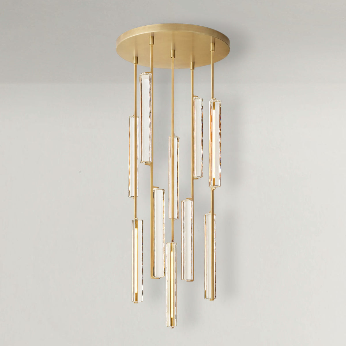 Auduben Crystal Round Chandelier
