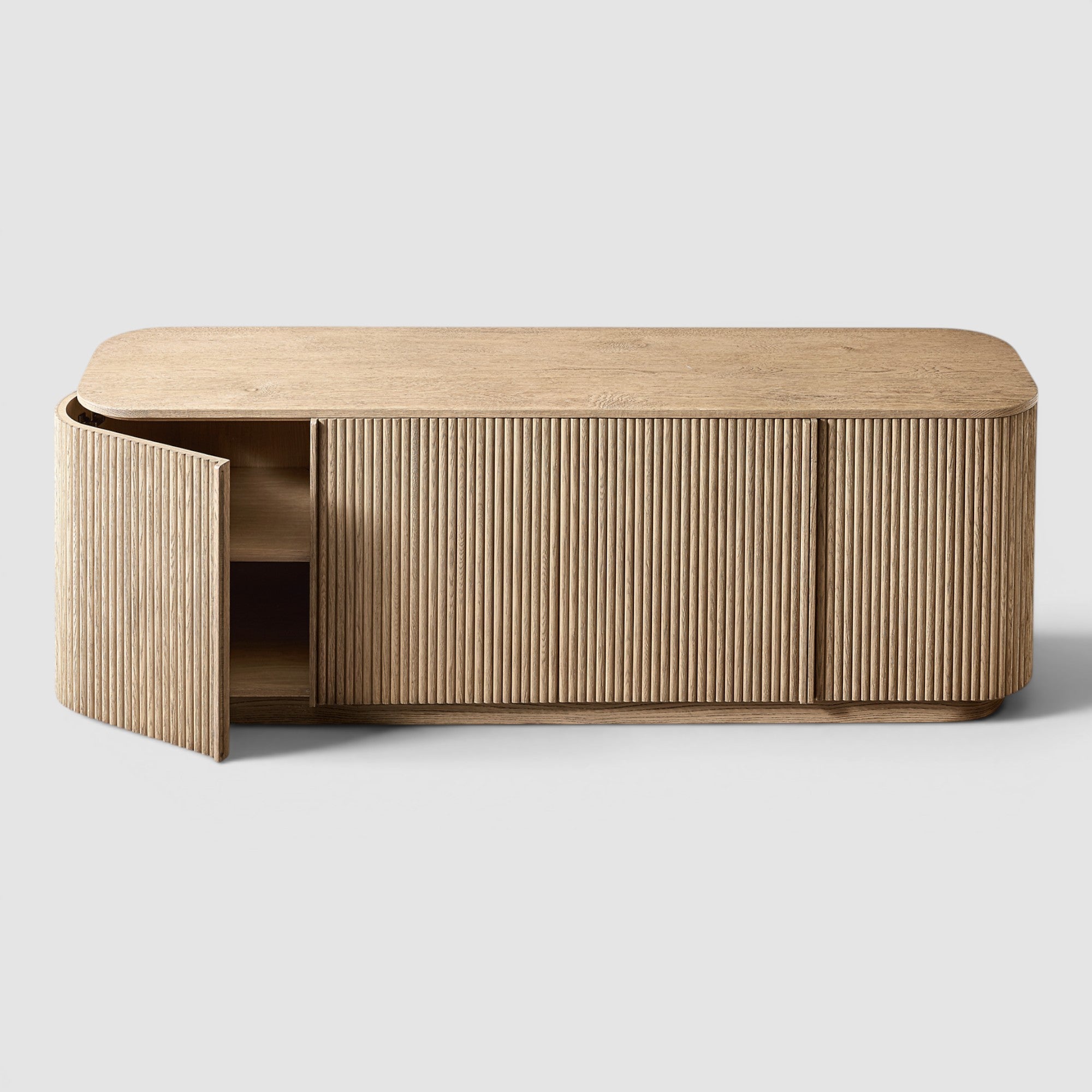 Ventura Wood Media Console