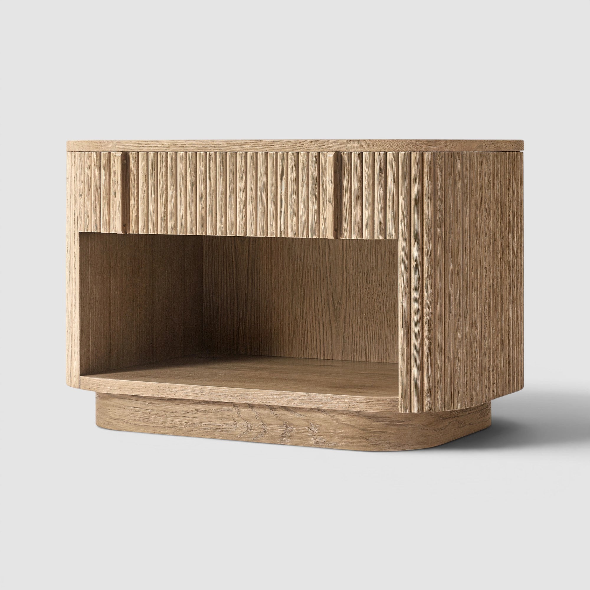 Ventura Wood Open Nightstand