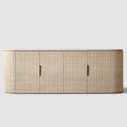 Bylen  Reeded Stone Sideboard