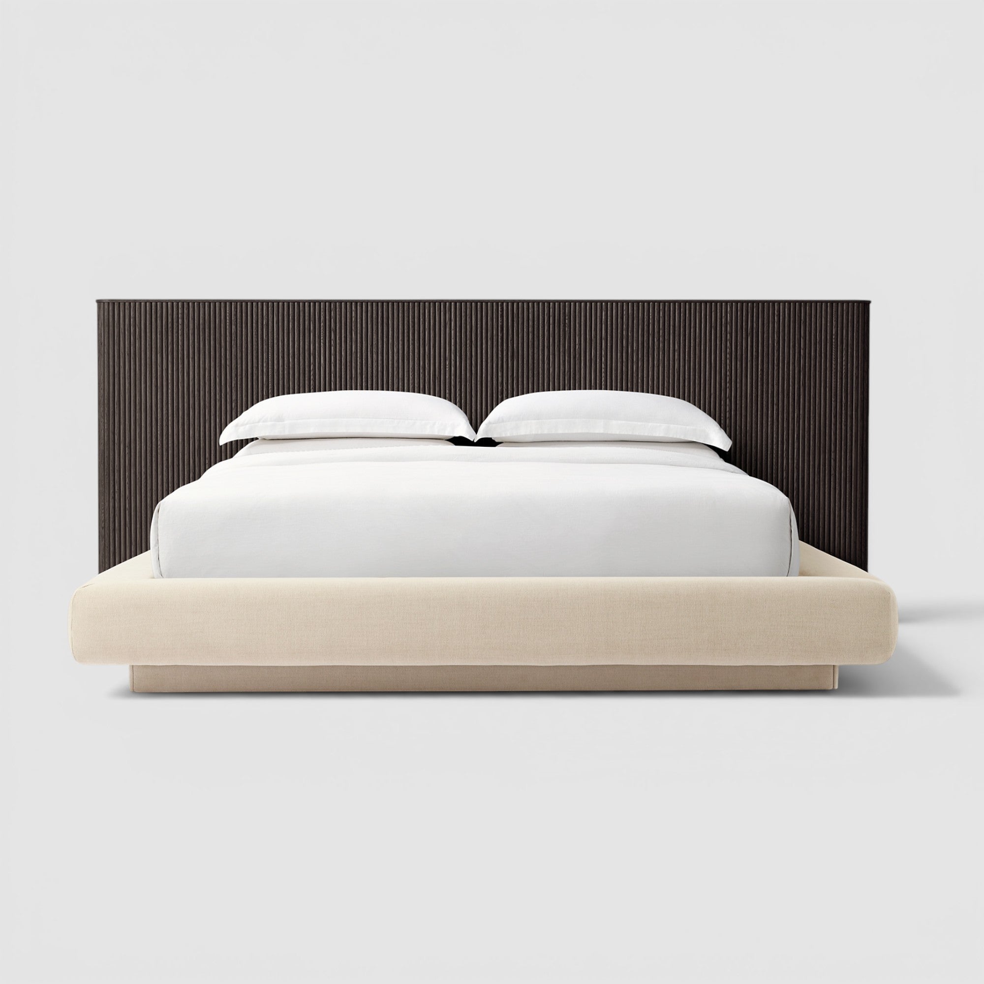 Mulhollan Extended Panel Bed With Fabric Base