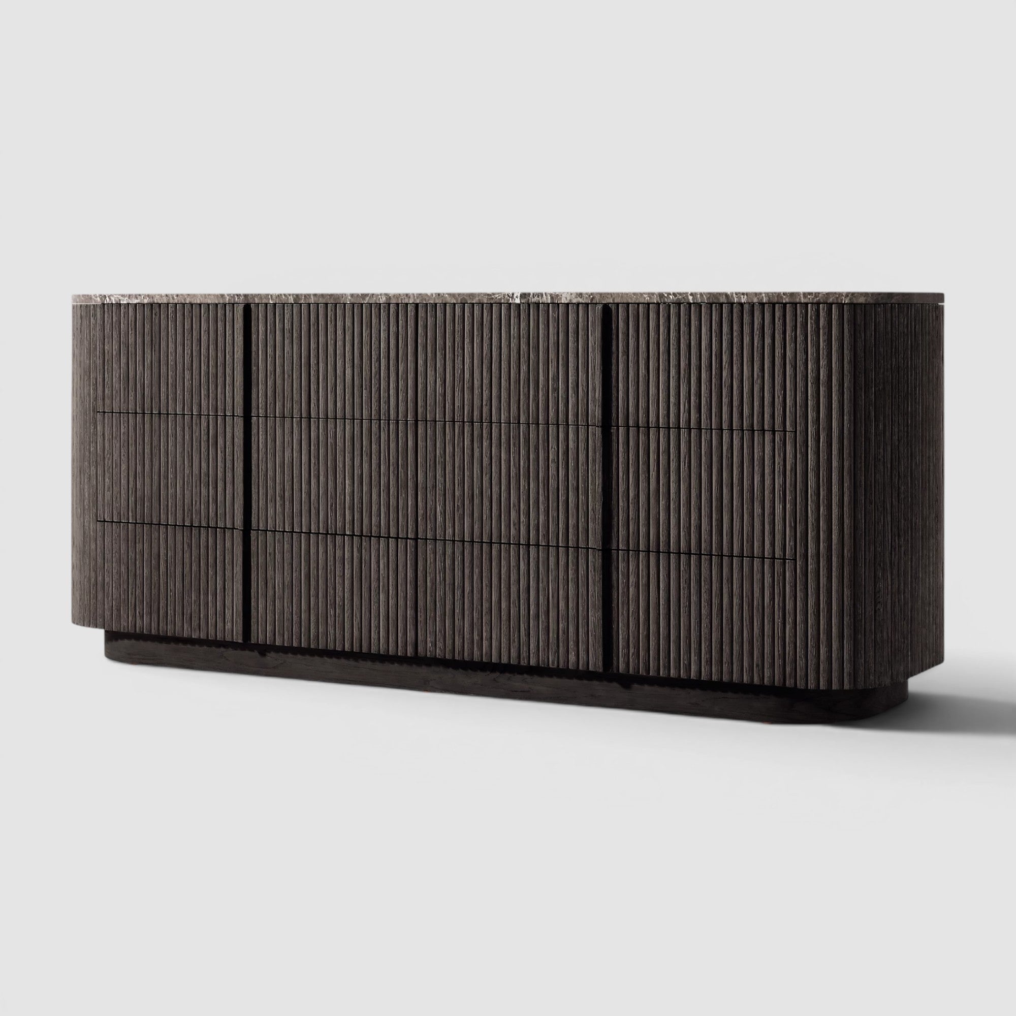 Mulhollan Emperador Drawer Dresser