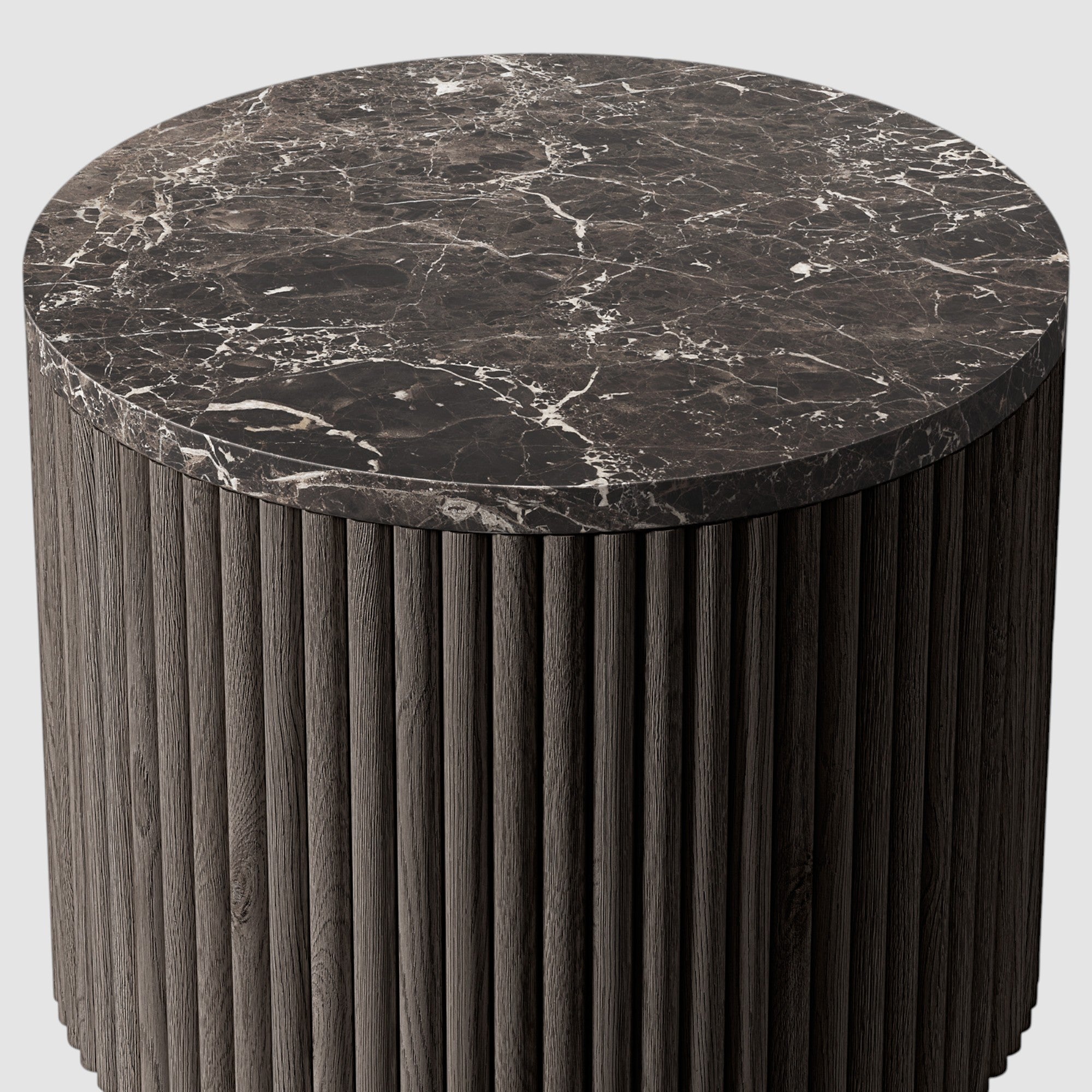 Mulhollan Emperador Round Side Table