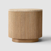 Mulhollan Emperador Square Side Table
