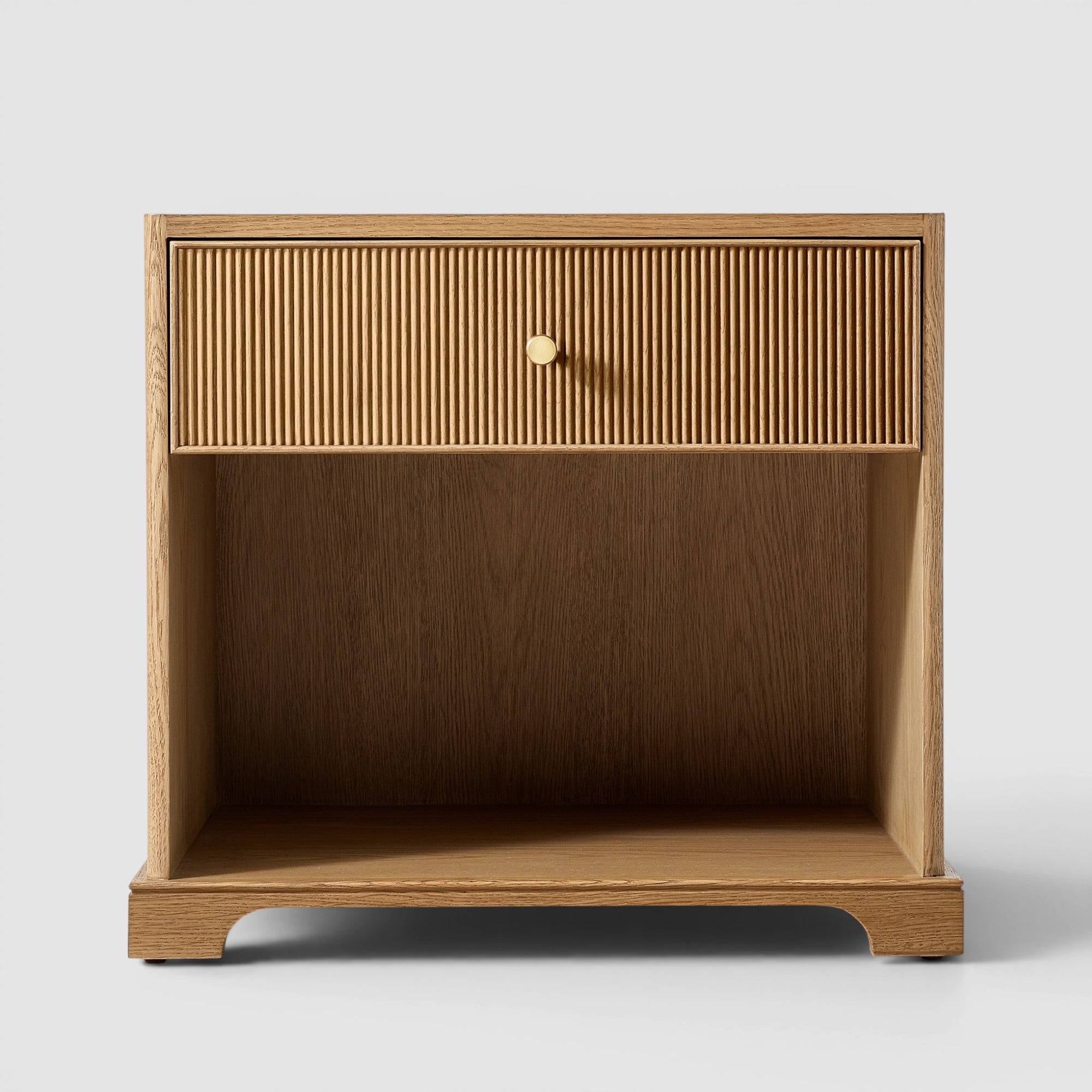 Varenne Reeded Open Nightstand