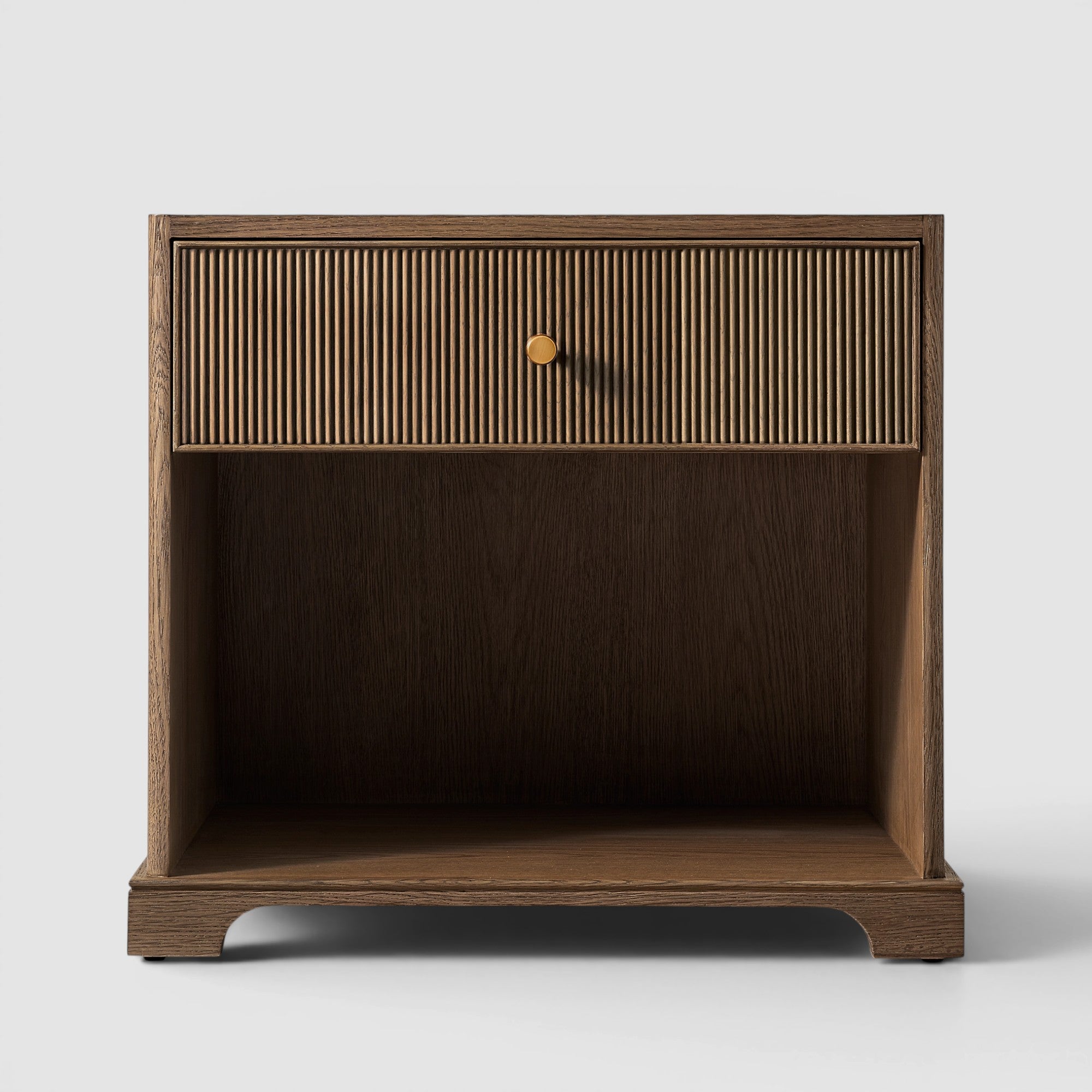 Varenne Reeded Open Nightstand