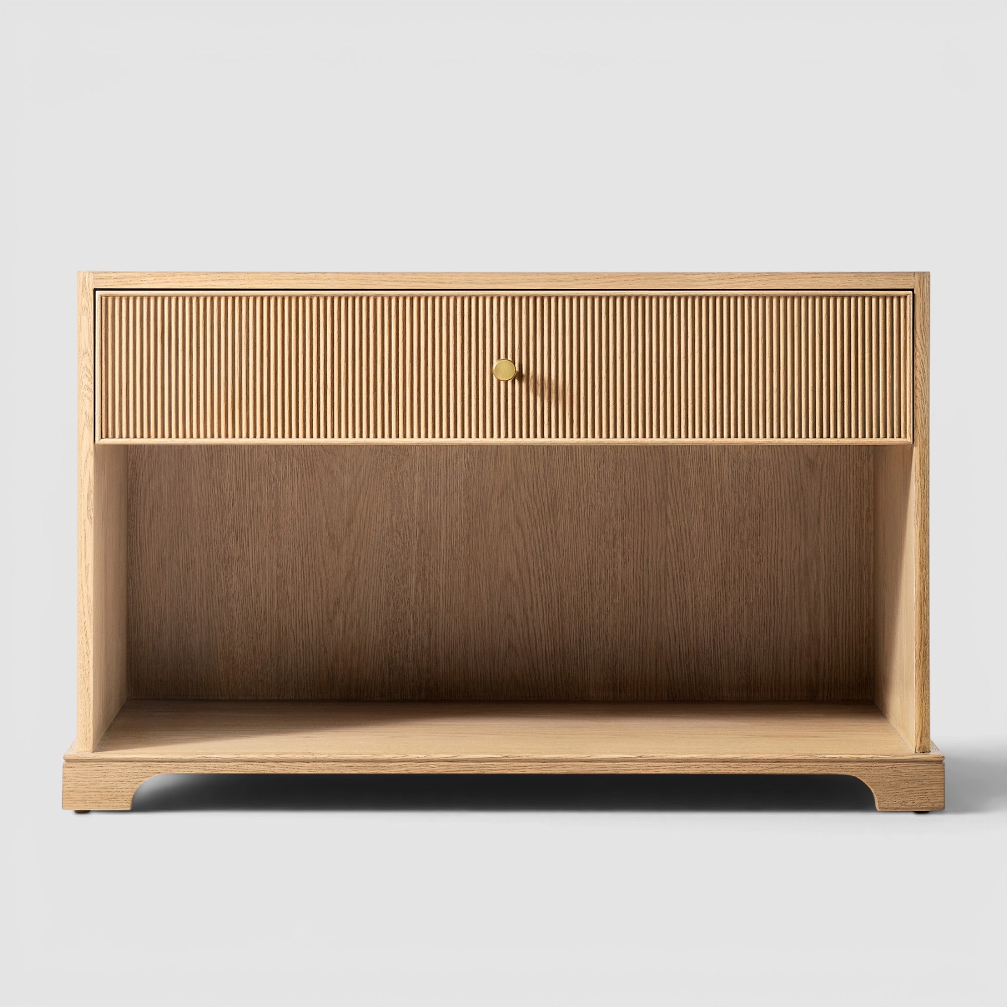 Varenne Reeded Open Nightstand