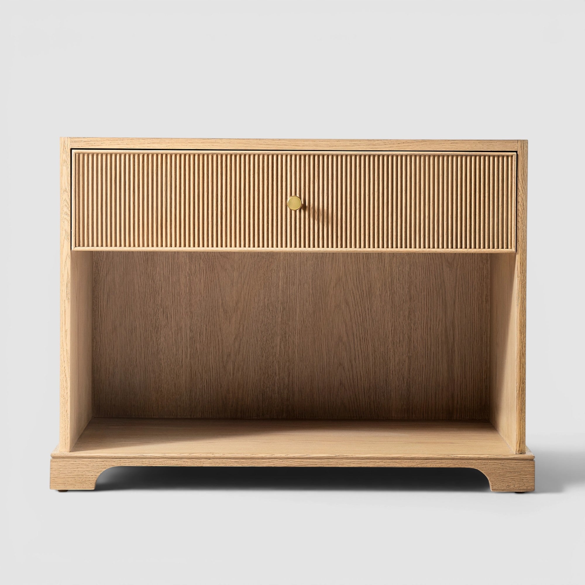 Varenne Reeded Open Nightstand