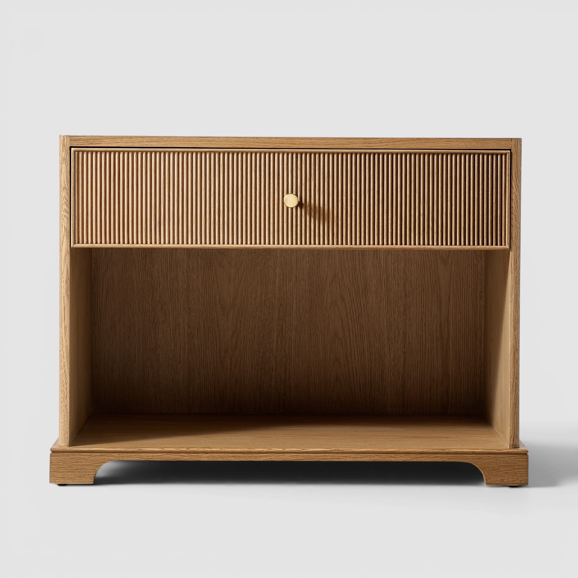 Varenne Reeded Open Nightstand