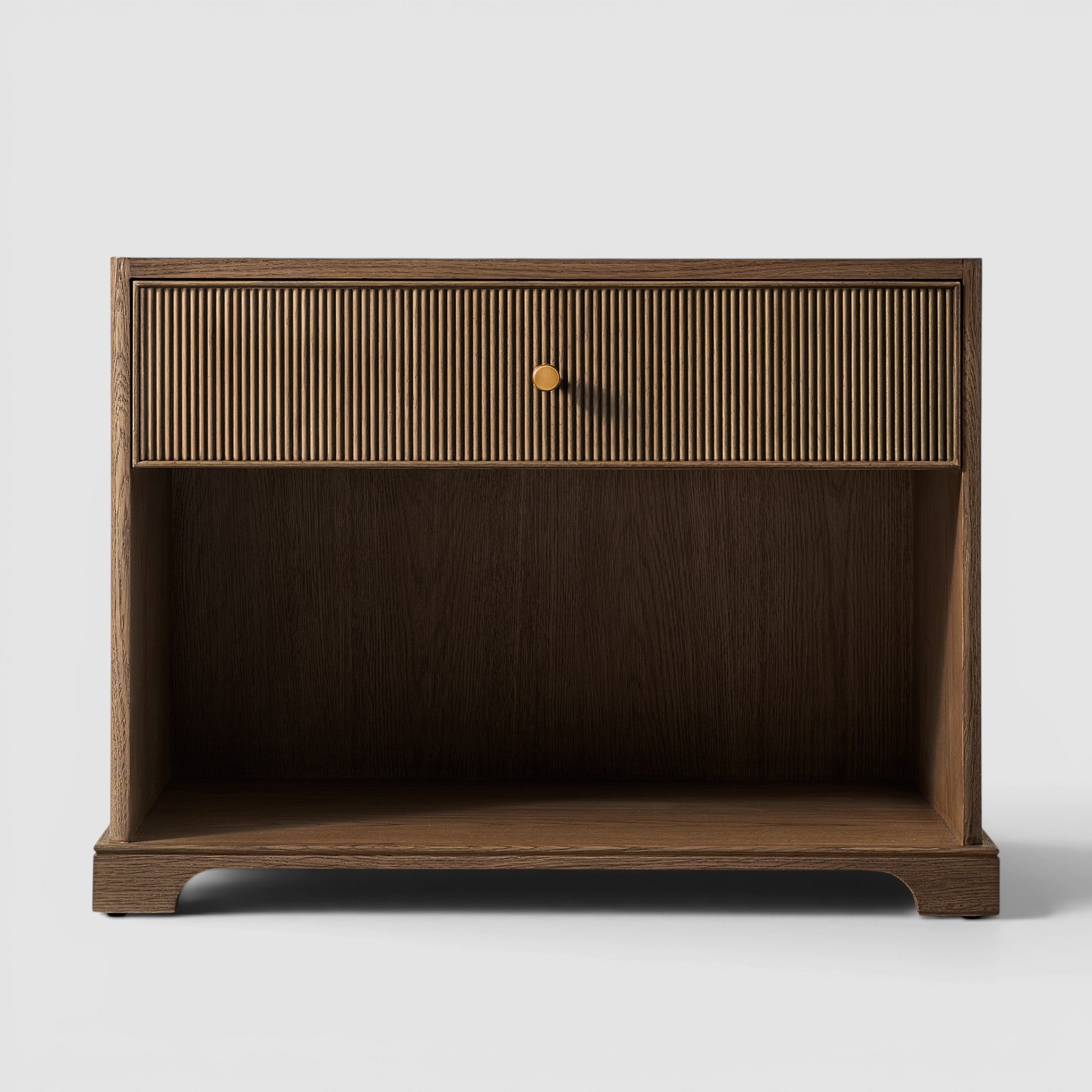 Varenne Reeded Open Nightstand