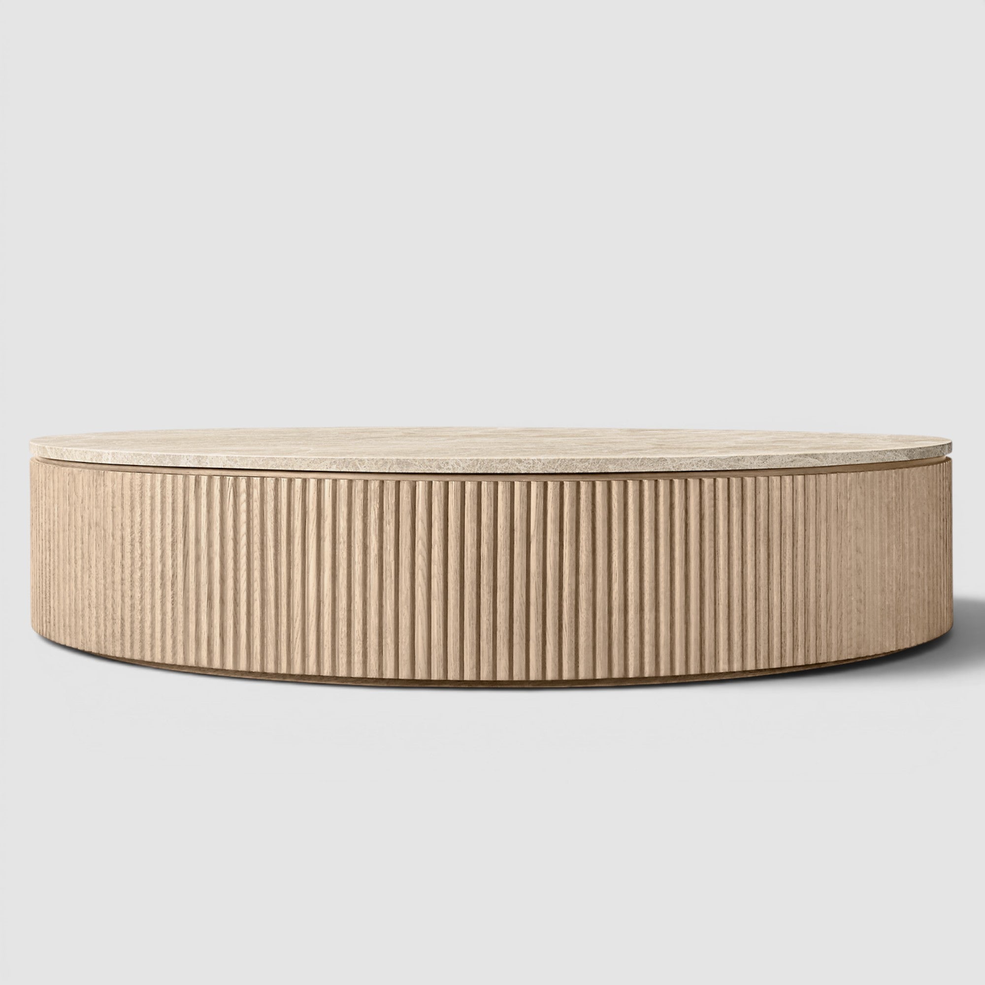 Bylen  Emperador Round Coffee Table