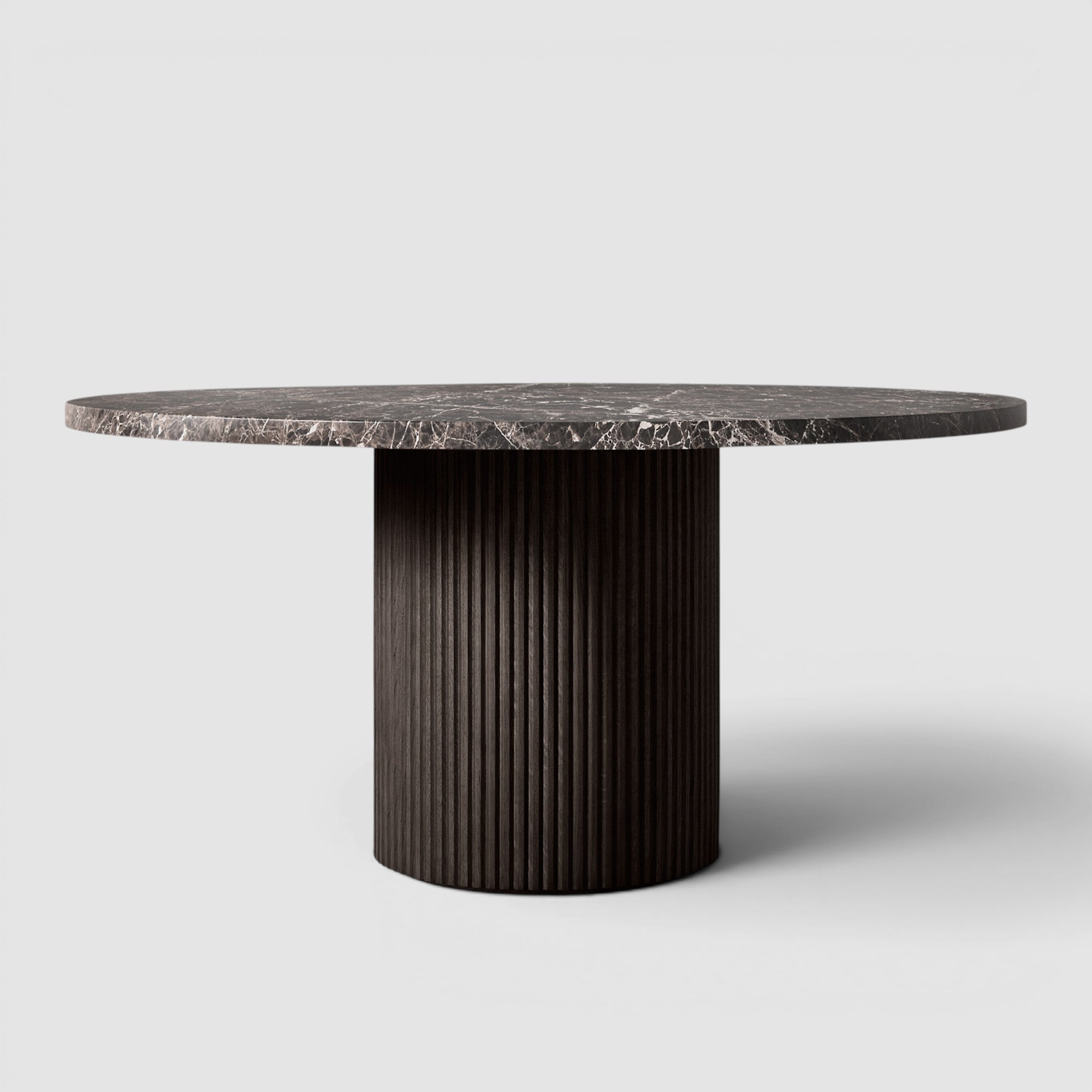Bylen Emperador Round Dining Table