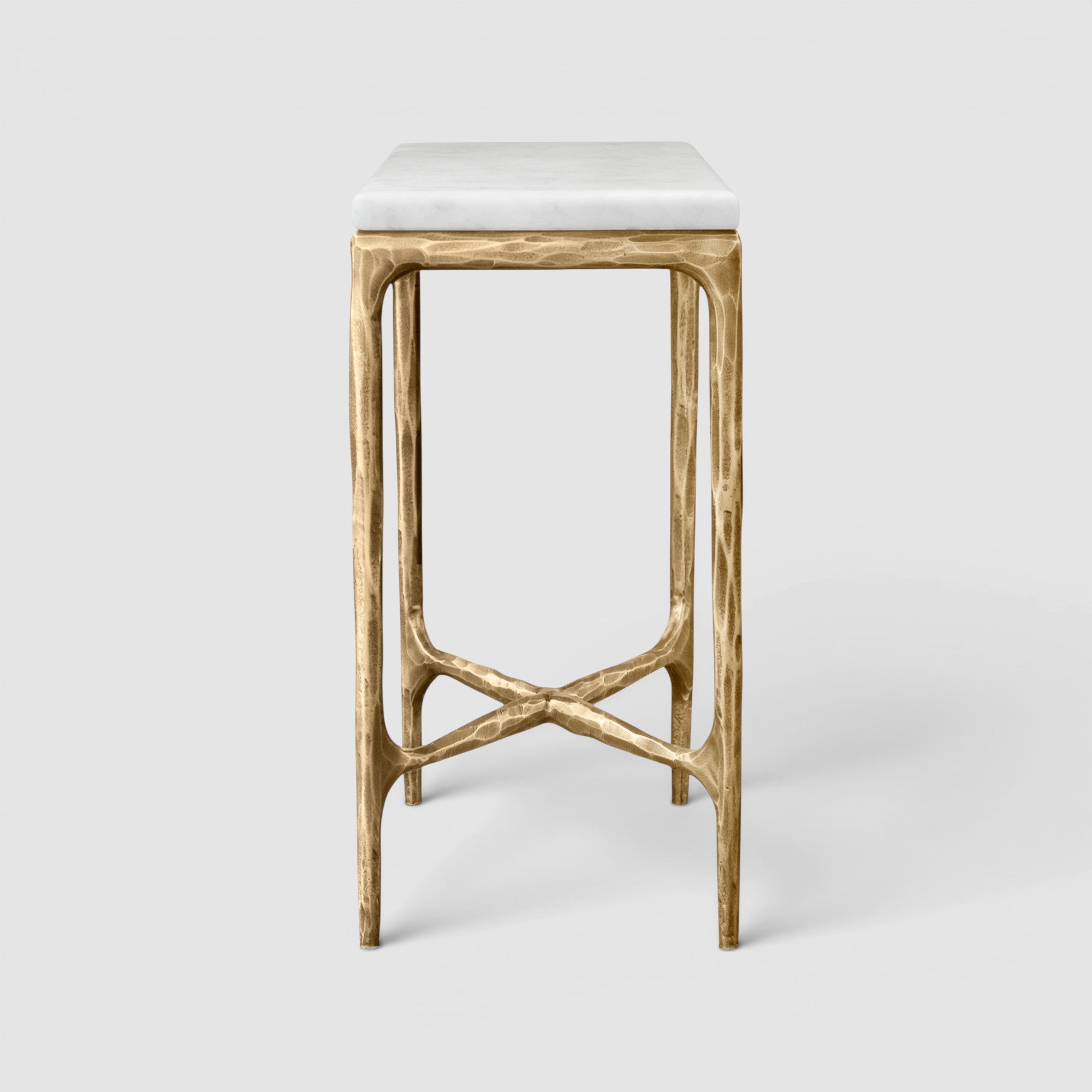 Thadius Marble Square Side Table