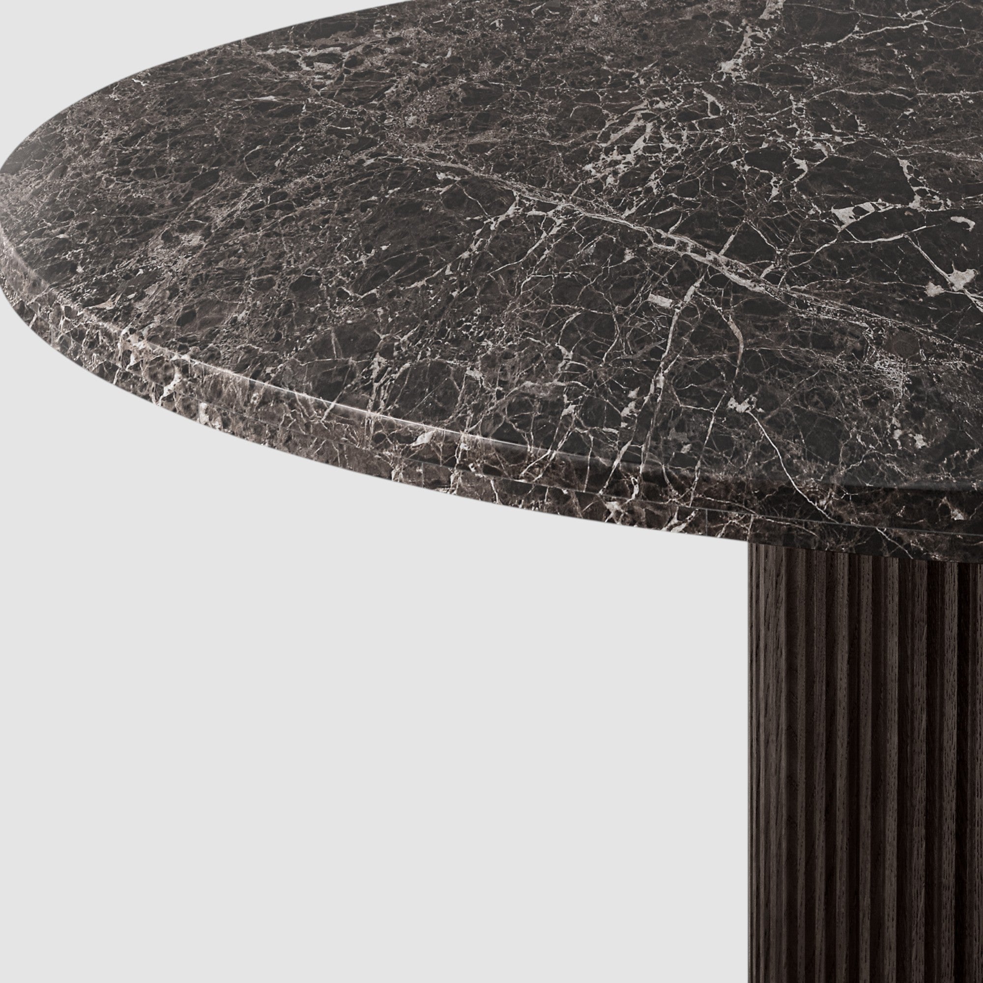 Bylen Emperador Round Dining Table