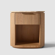 Bylen Emperador Open Bedside Table