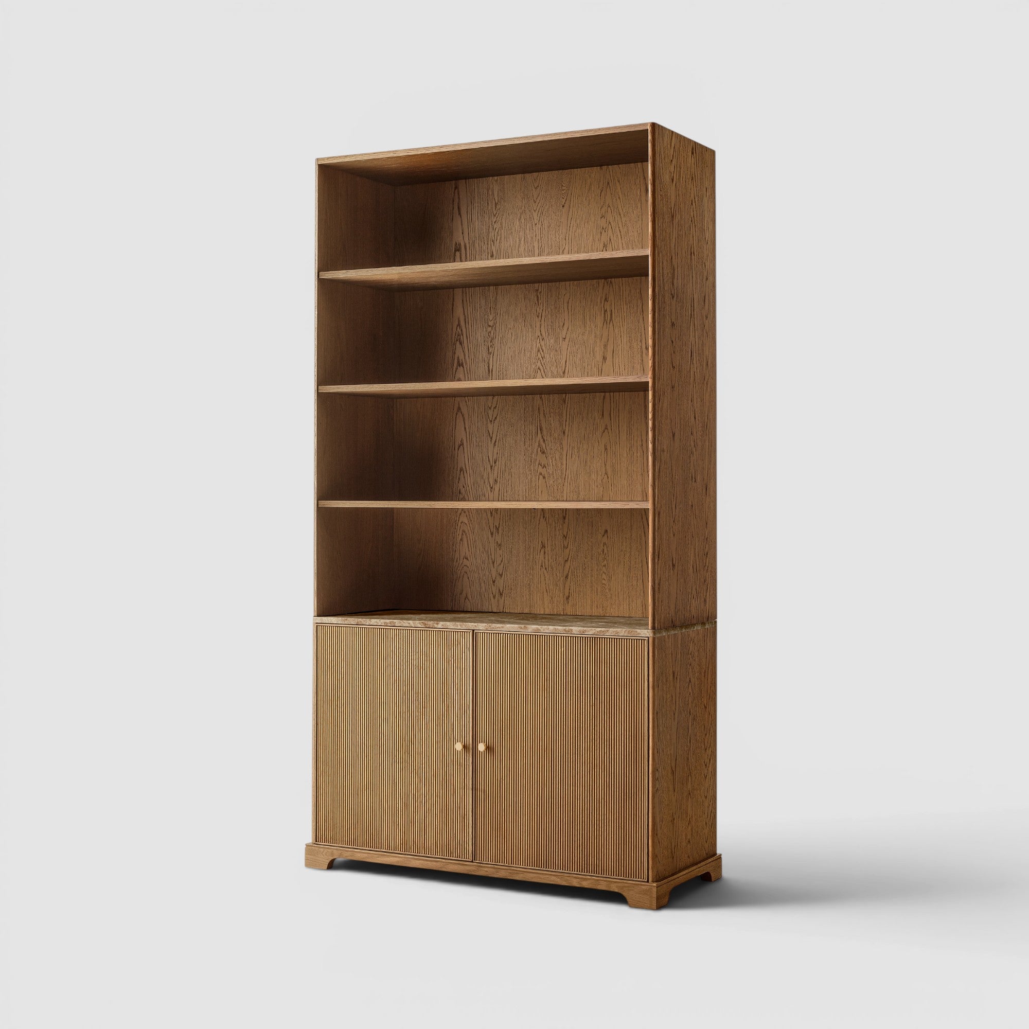 Varenne Emperador Reeded Sideboard & Hutch