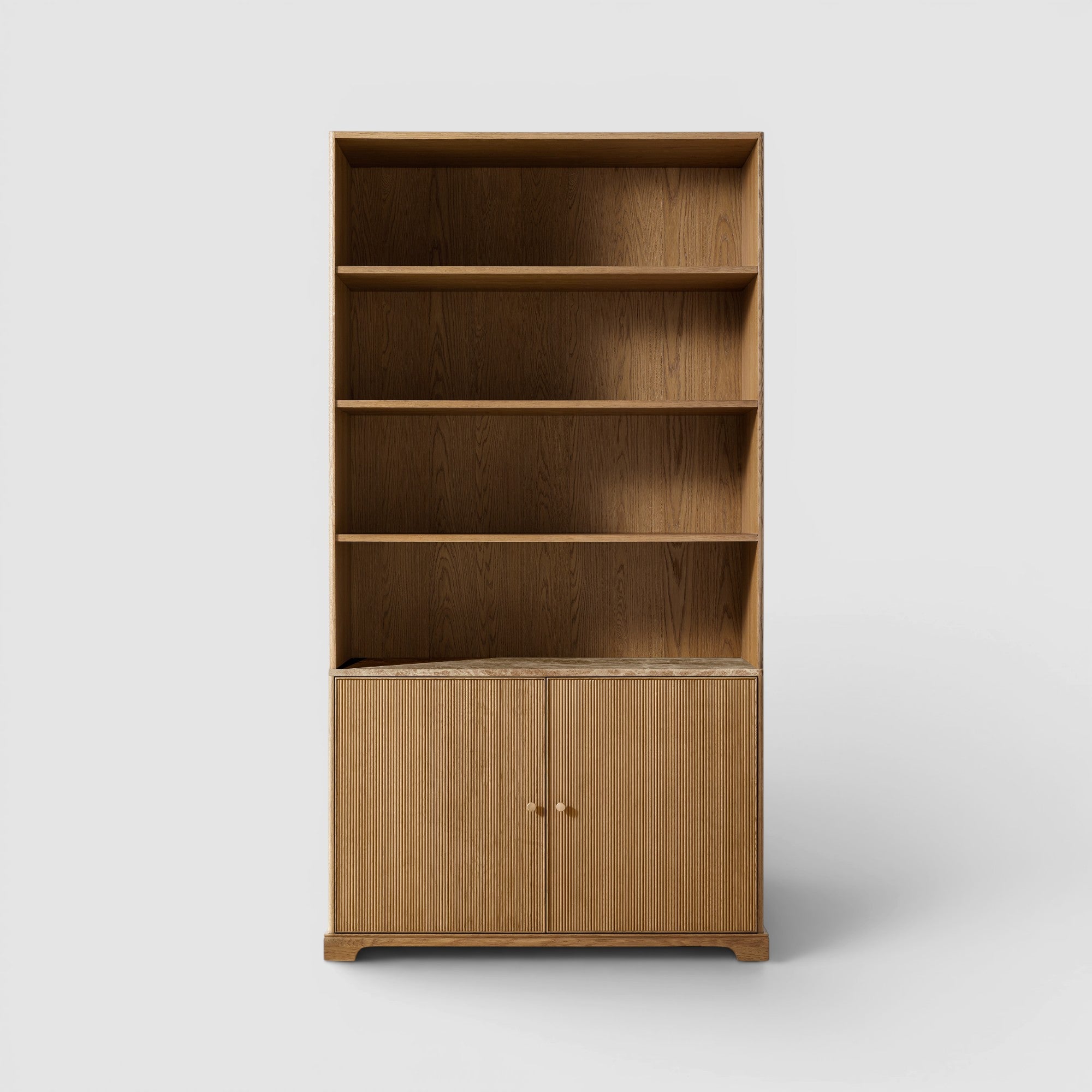Varenne Emperador Reeded Sideboard & Hutch