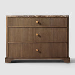 Varenne Emperador Reeded Closed Nightstand