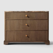 Varenne Emperador Reeded Closed Nightstand