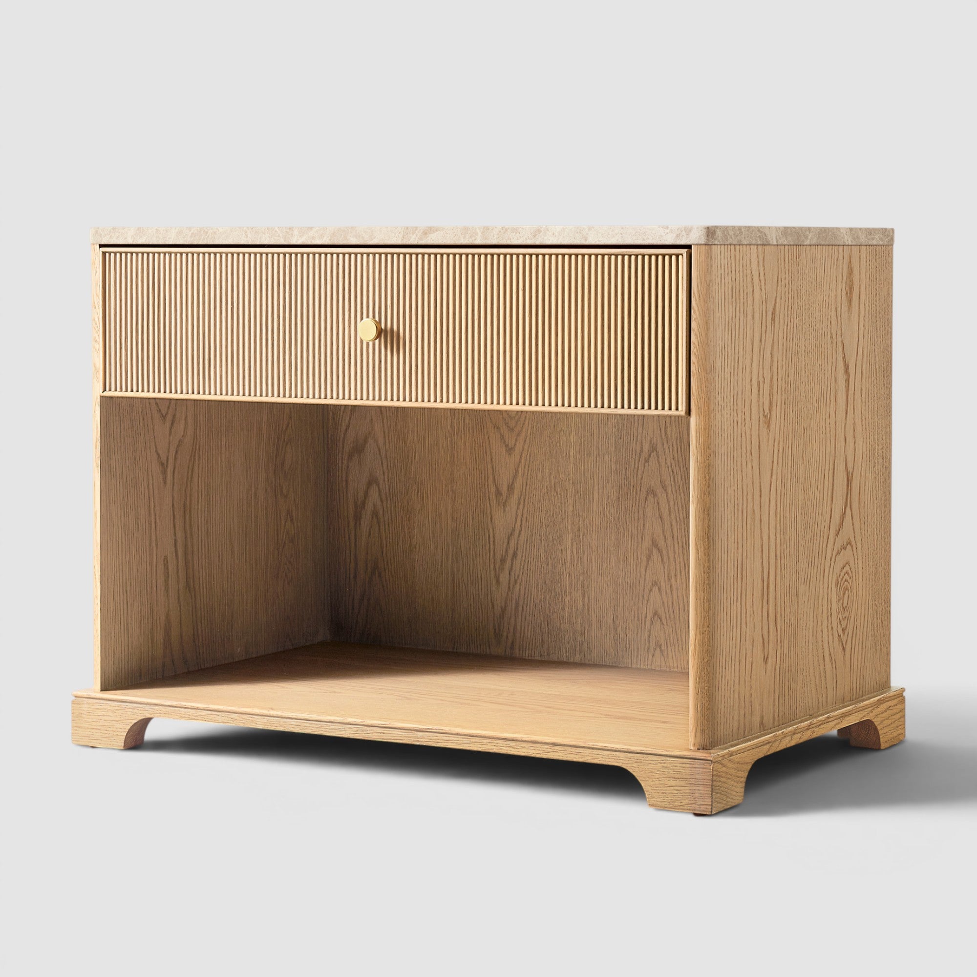Varenne Emperador Reeded Open Nightstand