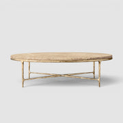 Thadius  Marble Round Coffee Table