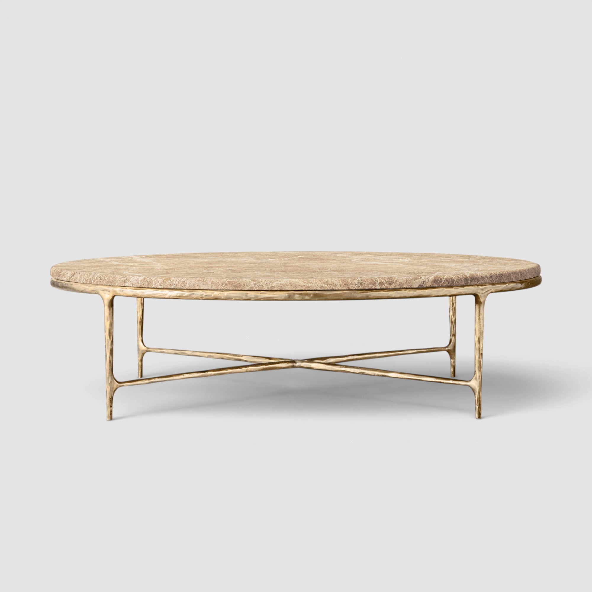 Thadius  Marble Round Coffee Table