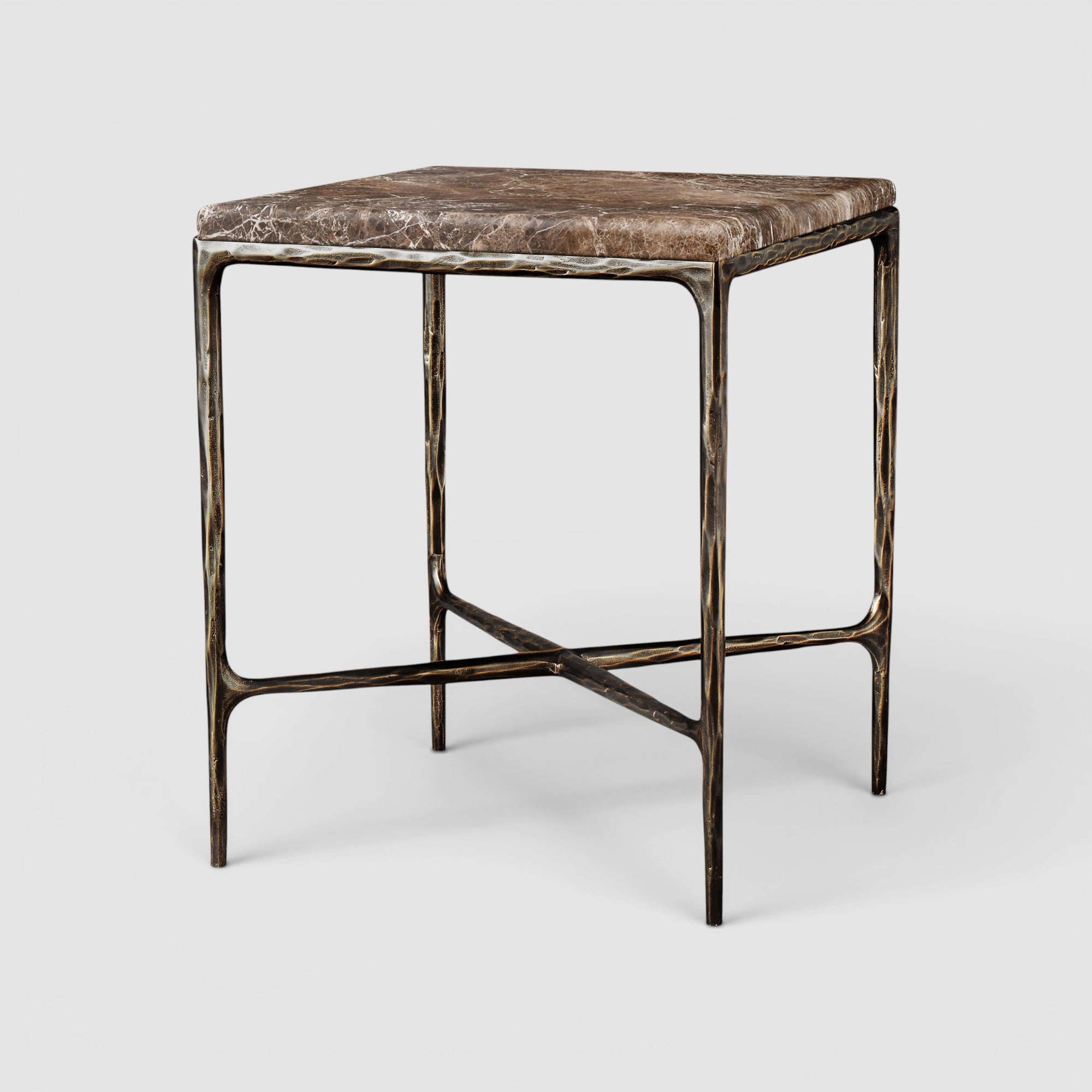 Thadius Marble Square Bedside Table
