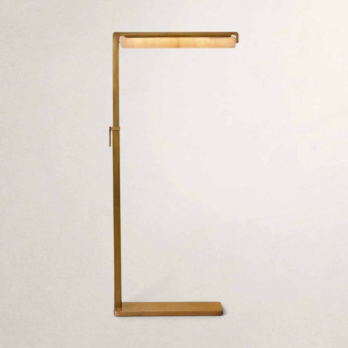 Auduben Alabaster Task Floor Lamp
