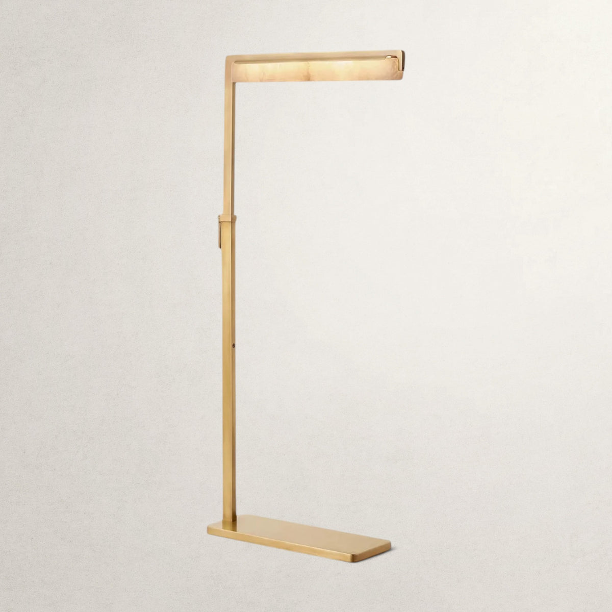 Auduben Alabaster Task Floor Lamp
