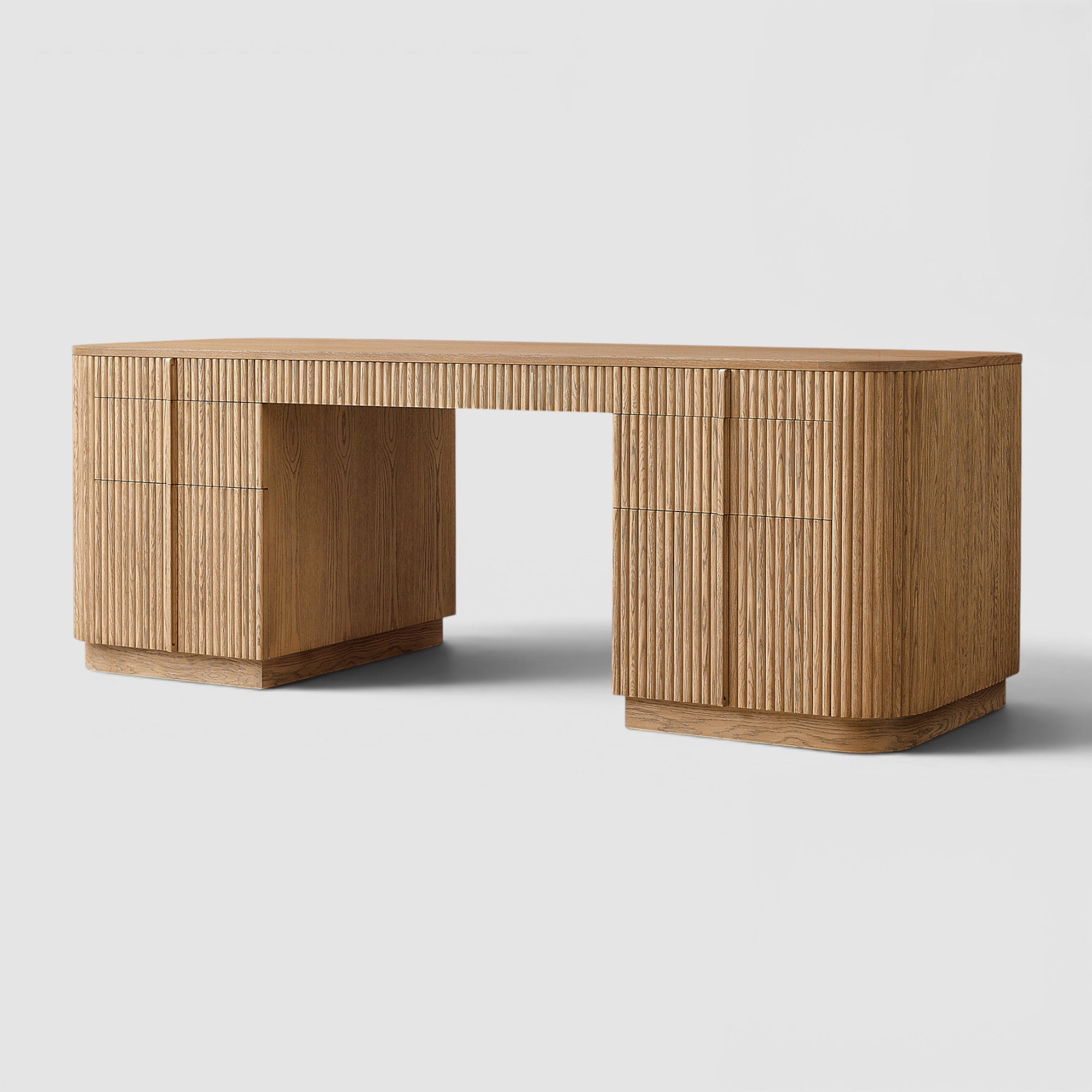 Mulhollan 7-Drawer Wood Desk