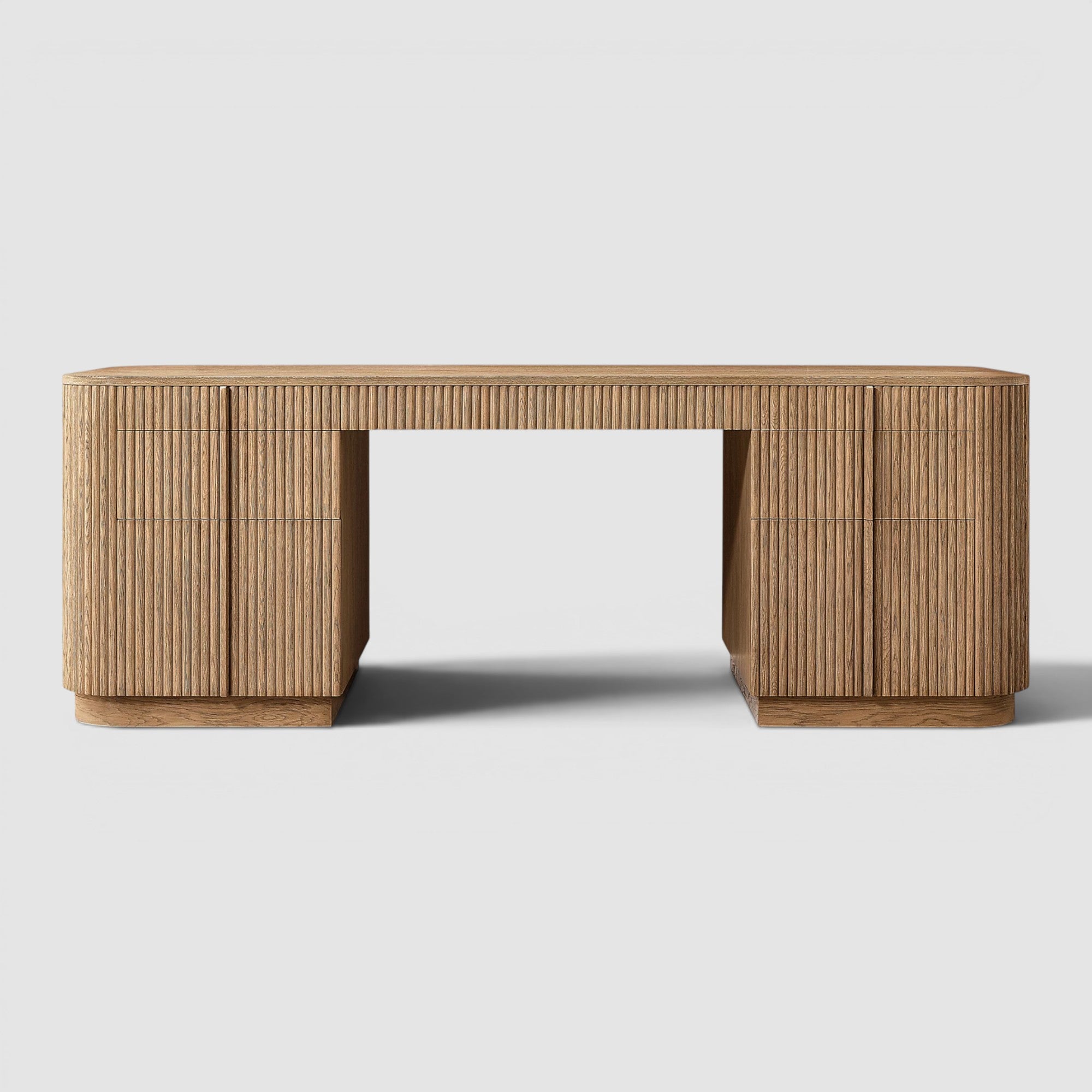 Mulhollan 7-Drawer Wood Desk