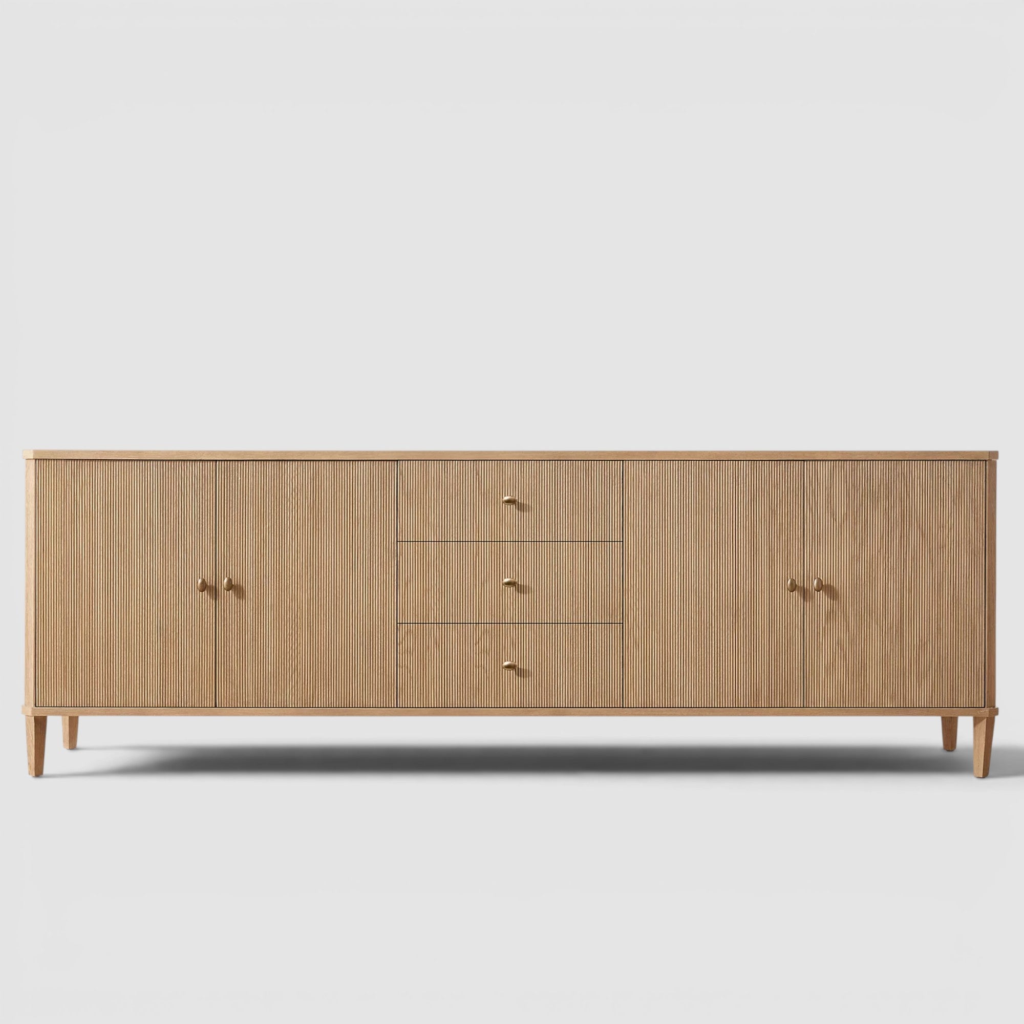 Liora Delphine 4-door Reeded Sideboard With Drawers